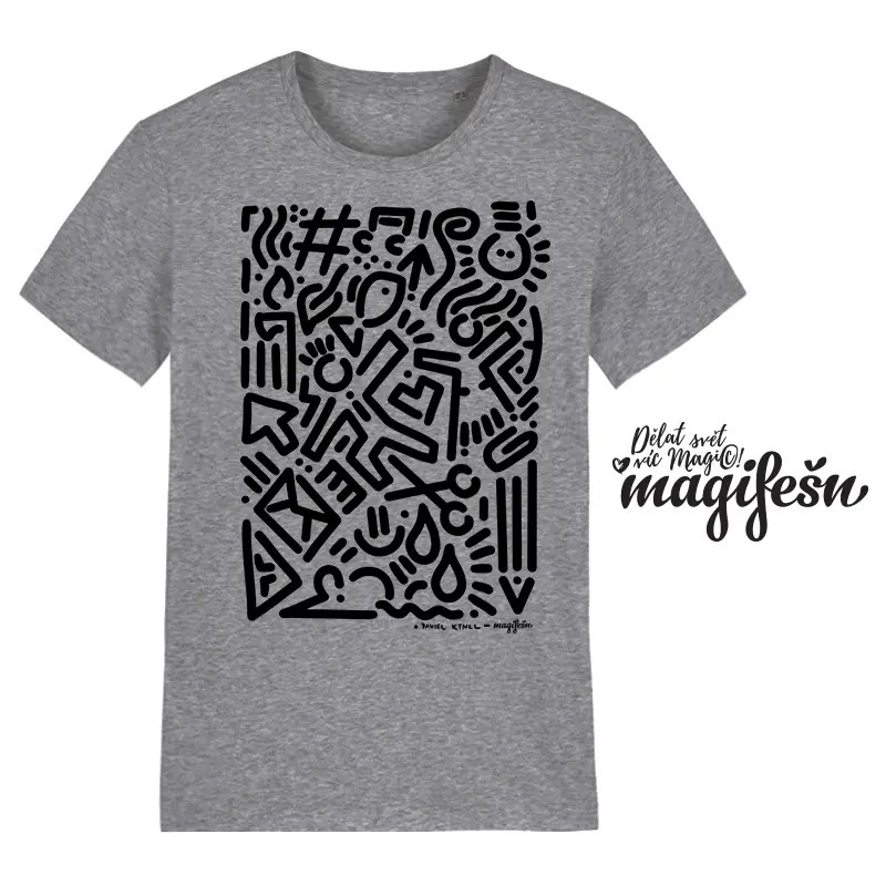 Magifešn Žena a Muž tričko XY unisex bio