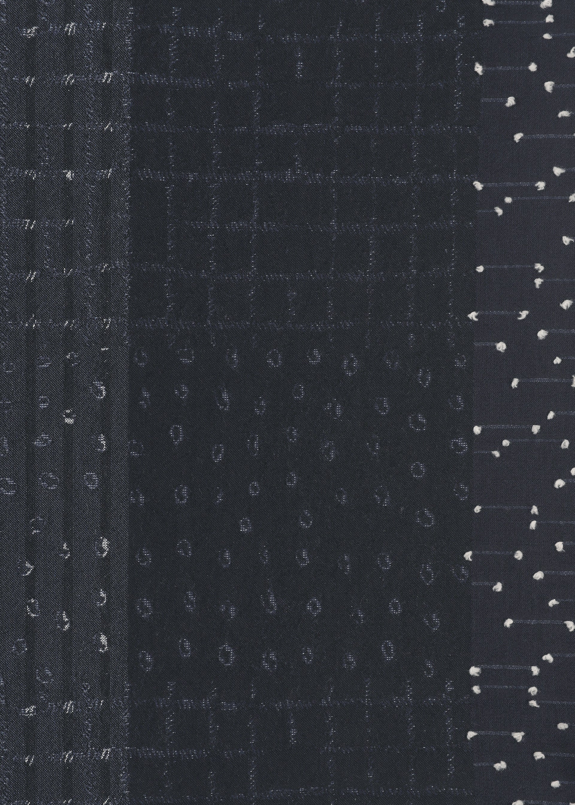 Issey Miyake COLLAGE STRETCH I sukně hnědá žakár
