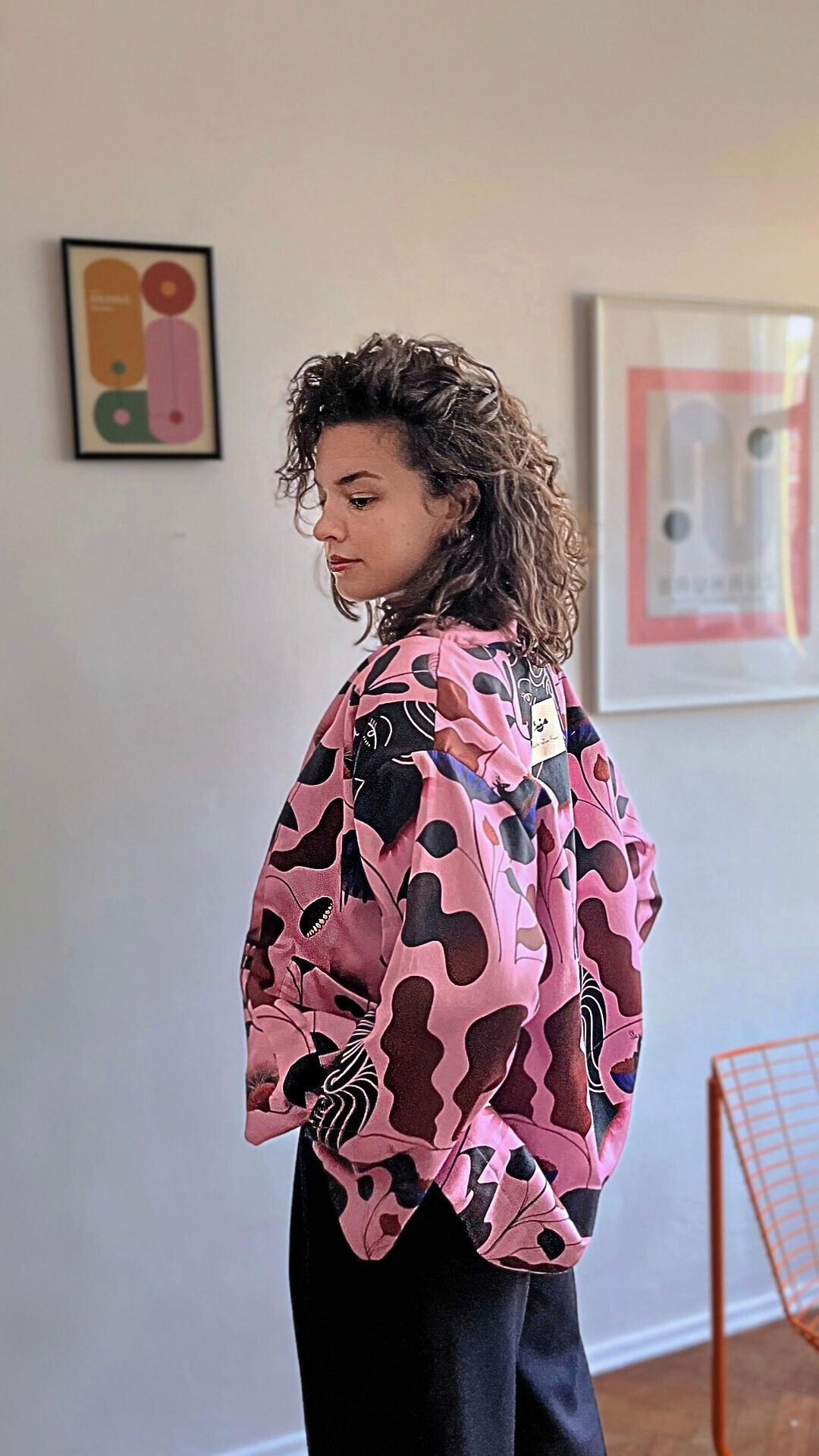 Aurelia & Zwei Frauen Nubia kimono marsala
