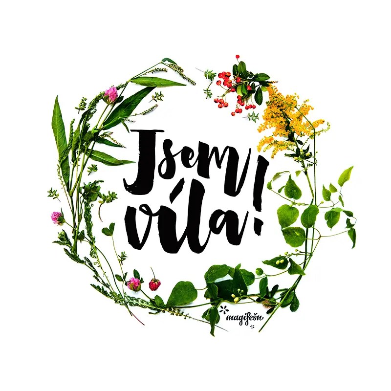 Magifešn BIO tričko XX Jsem víla luční biobavlna