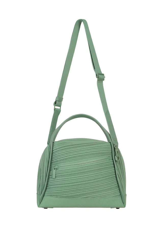 Issey Miyake Bias Pleats Bag kabelka zelená plisovaná