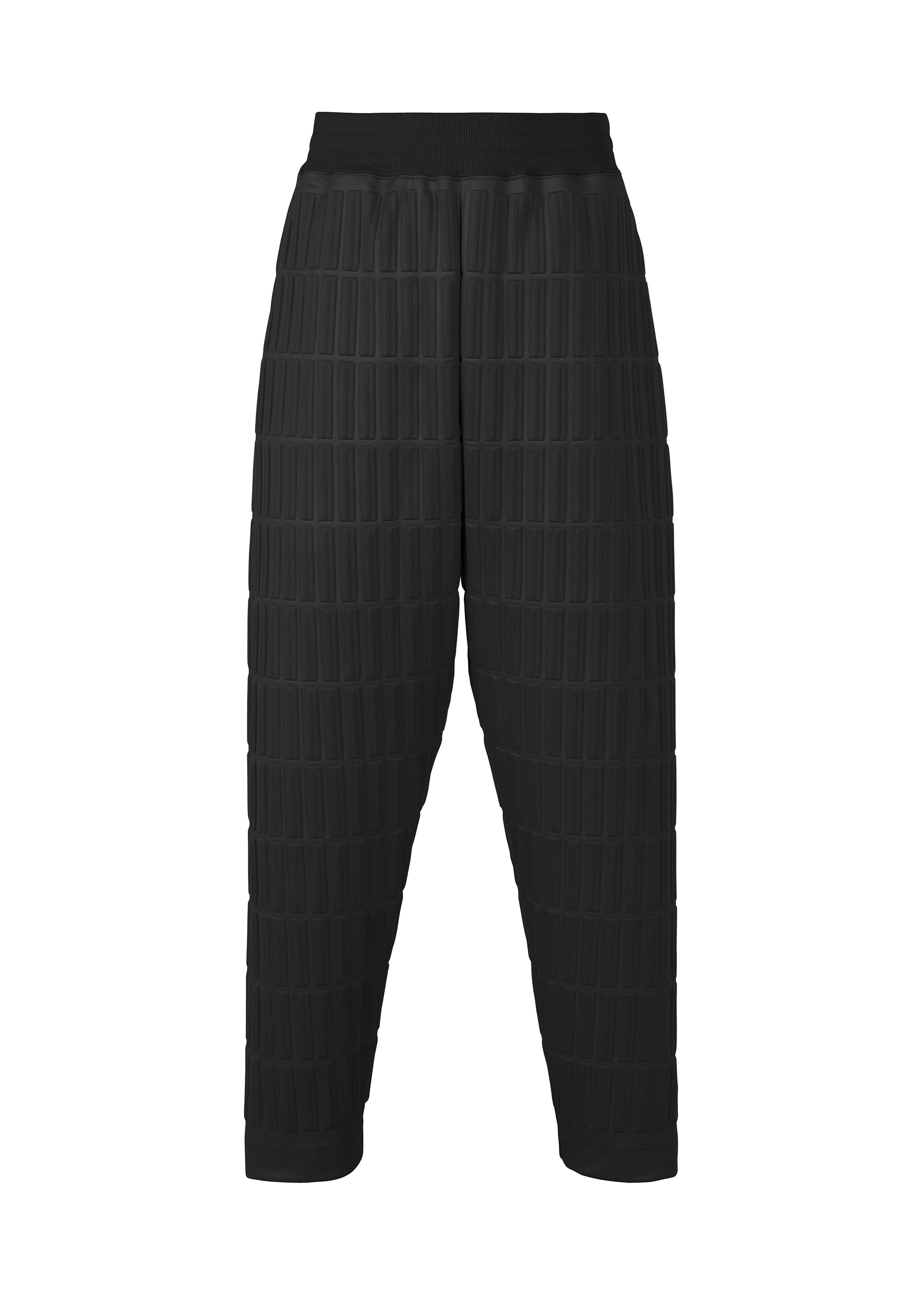 Issey Miyake Type-E 001 kalhoty tmavě šedé strečové