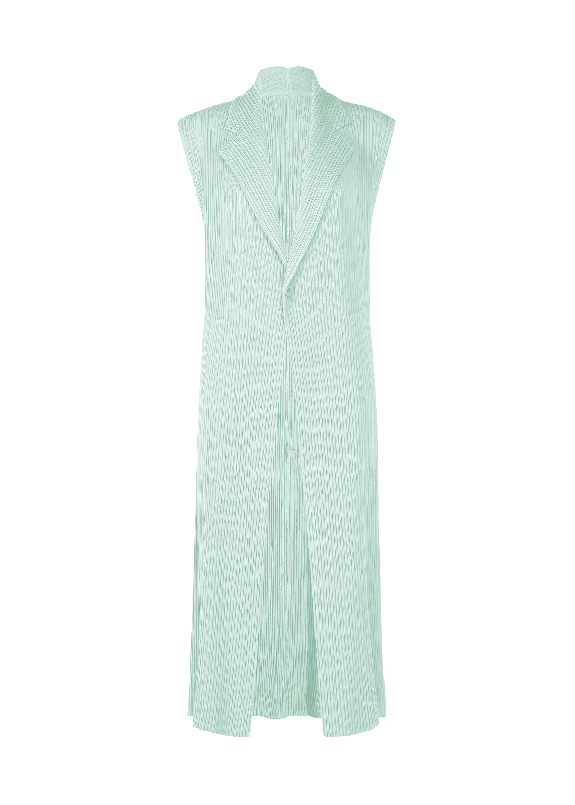 Issey Miyake Hatching Pleats plisovaná vesta šedá 1