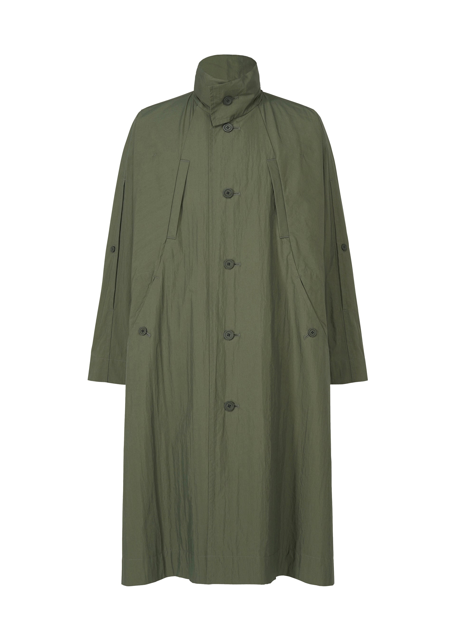 Issey Miyake Homme Plissé Slit Coat kabát black vel. 3