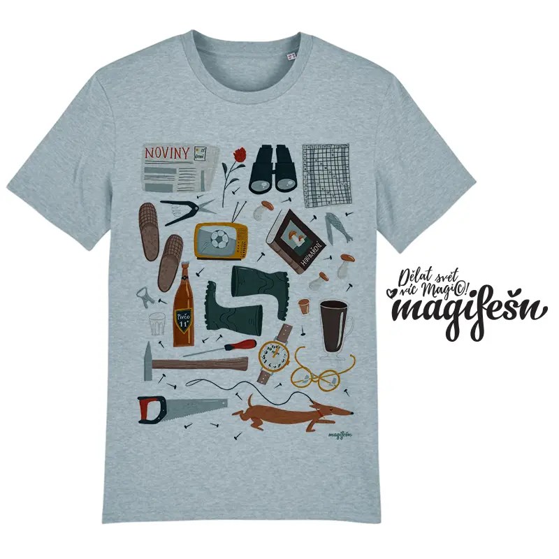 Magifešn GrandPa XY unisex tričko z biobavlny dárek