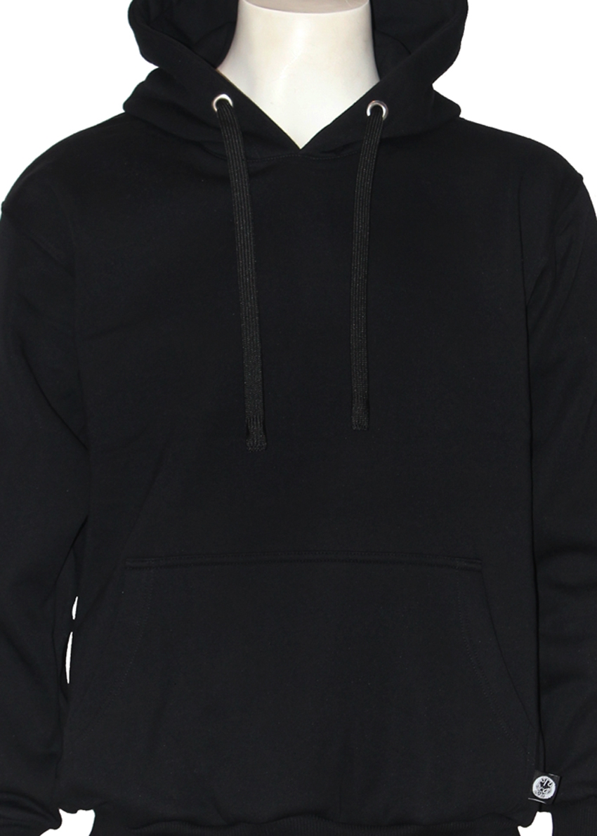 Alien DNA PURE Hoodie Black pánská mikina černá bavlna