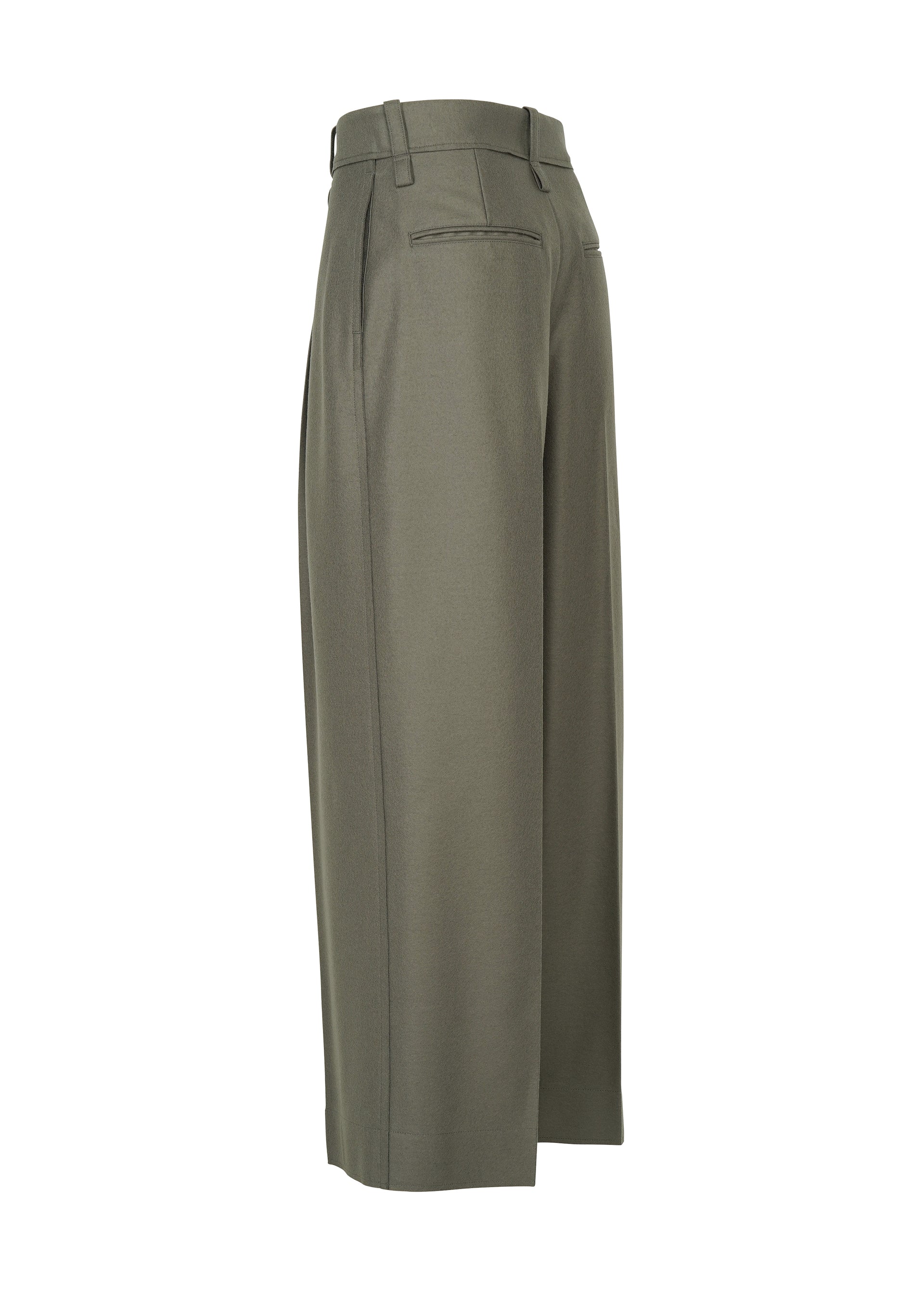 Issey Miyake Shell rovné kalhoty off-white