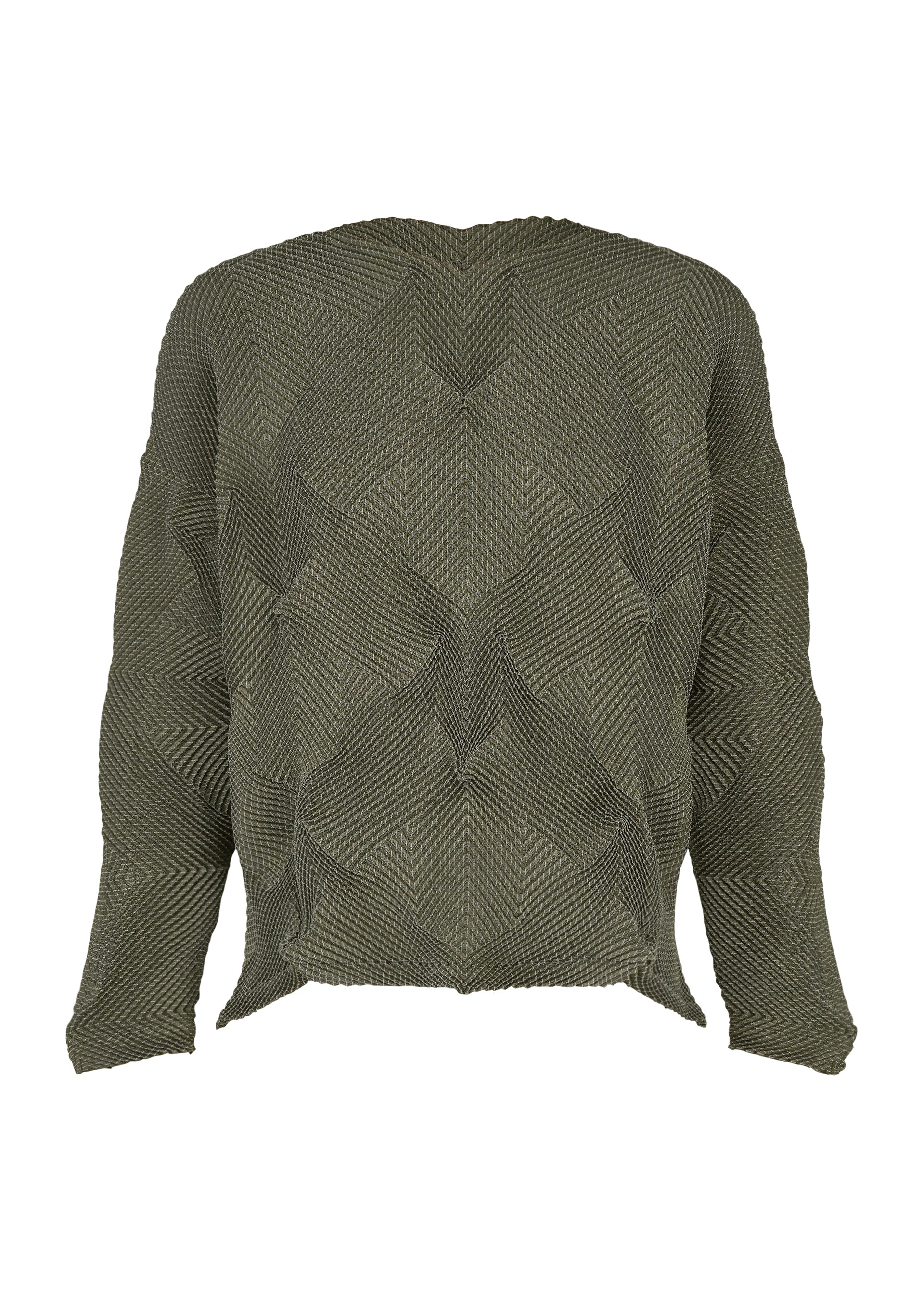Issey Miyake Type-O 010-1 top béžový kostka