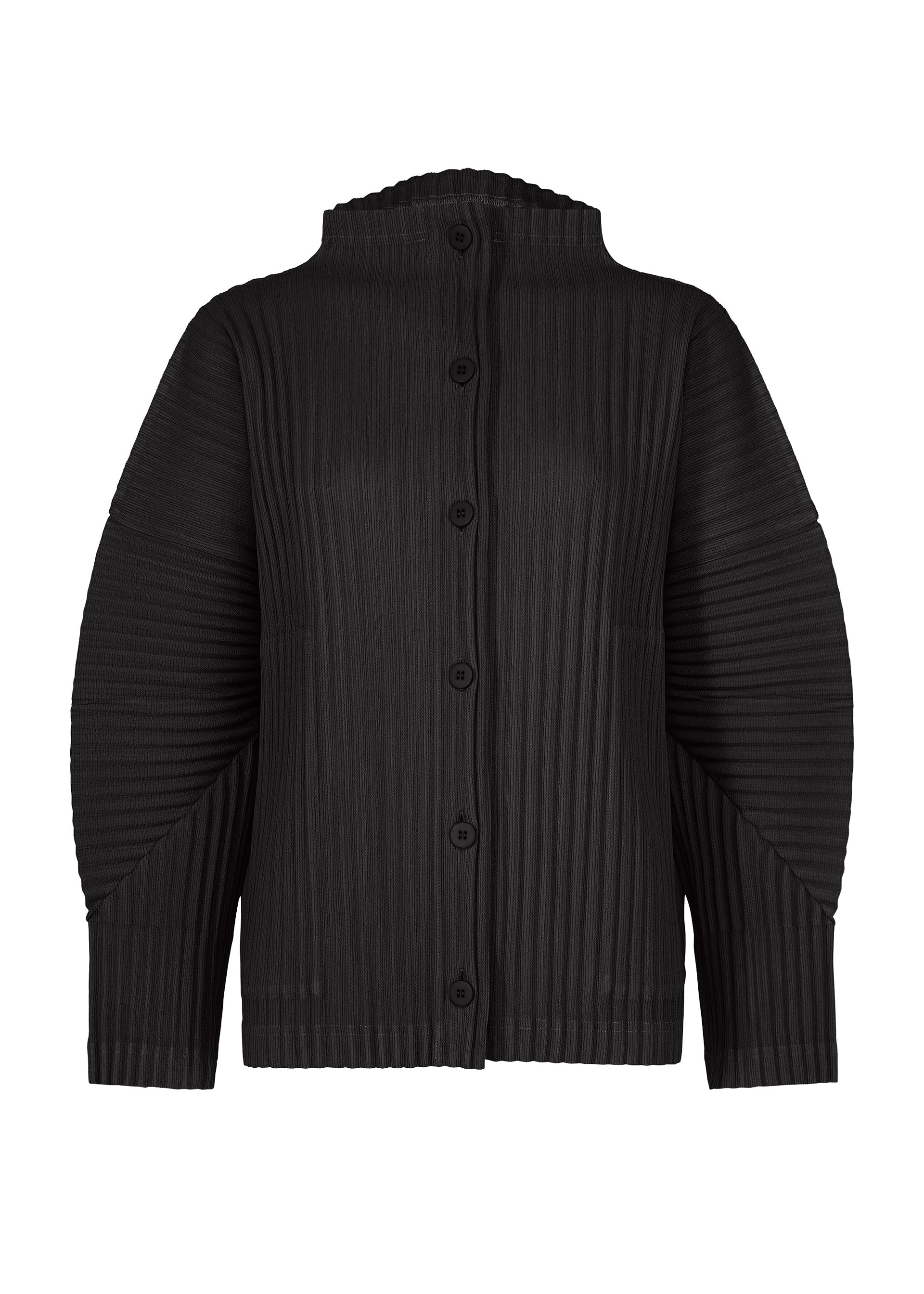 Issey Miyake Corduroy Pleats MI63690 kardigan taupe dámský