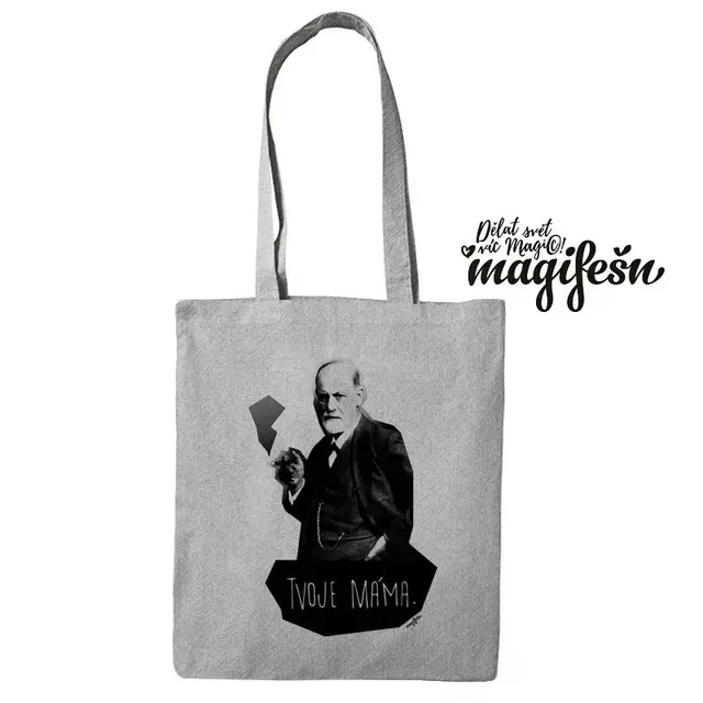 Magifešn Freud Tvoje máma taška MEDIUM recyklovaná