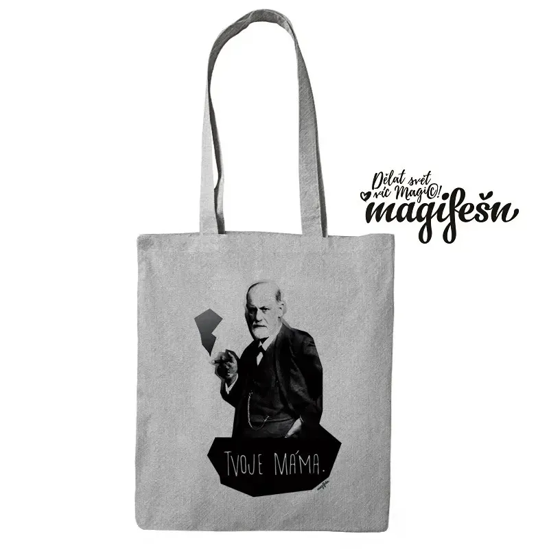 Magifešn Freud Tvoje máma taška MEDIUM recyklovaná
