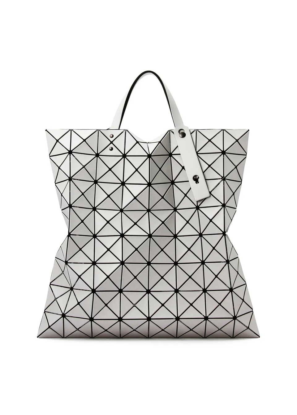 Issey Miyake LUCENT MATTE tote světle šedá A3 mat