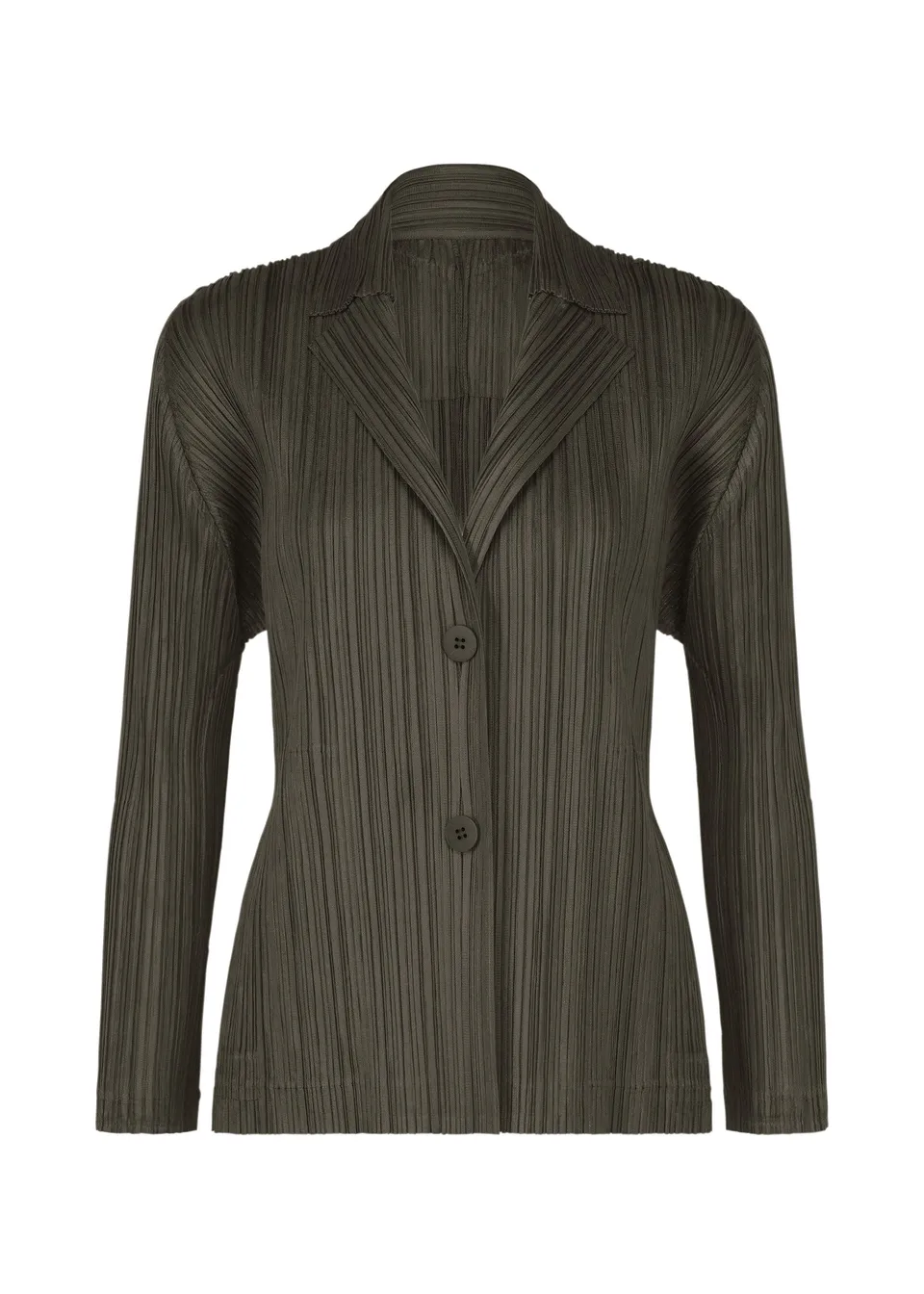 Issey Miyake Pleats Please Pleats Jacket bunda charcoal