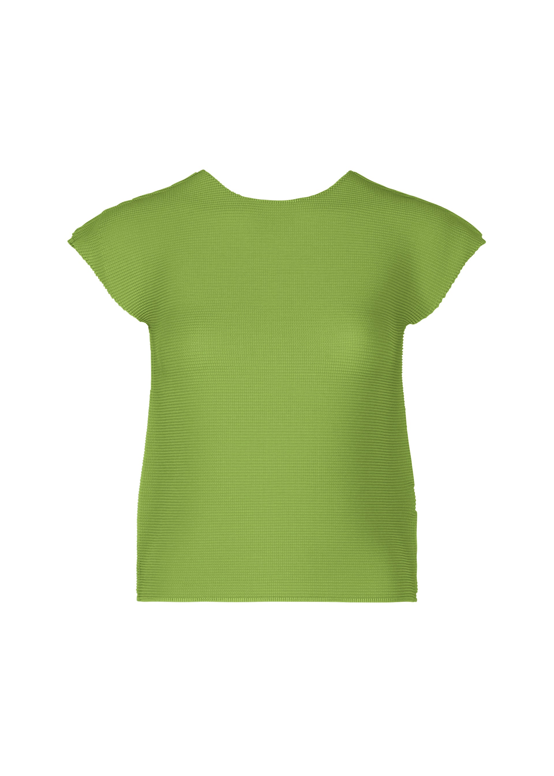 Issey Miyake Stretch Pleats 6 top žlutý plisovaný