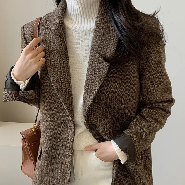 Norielle Long Femme blejzr hnědý prodloužený