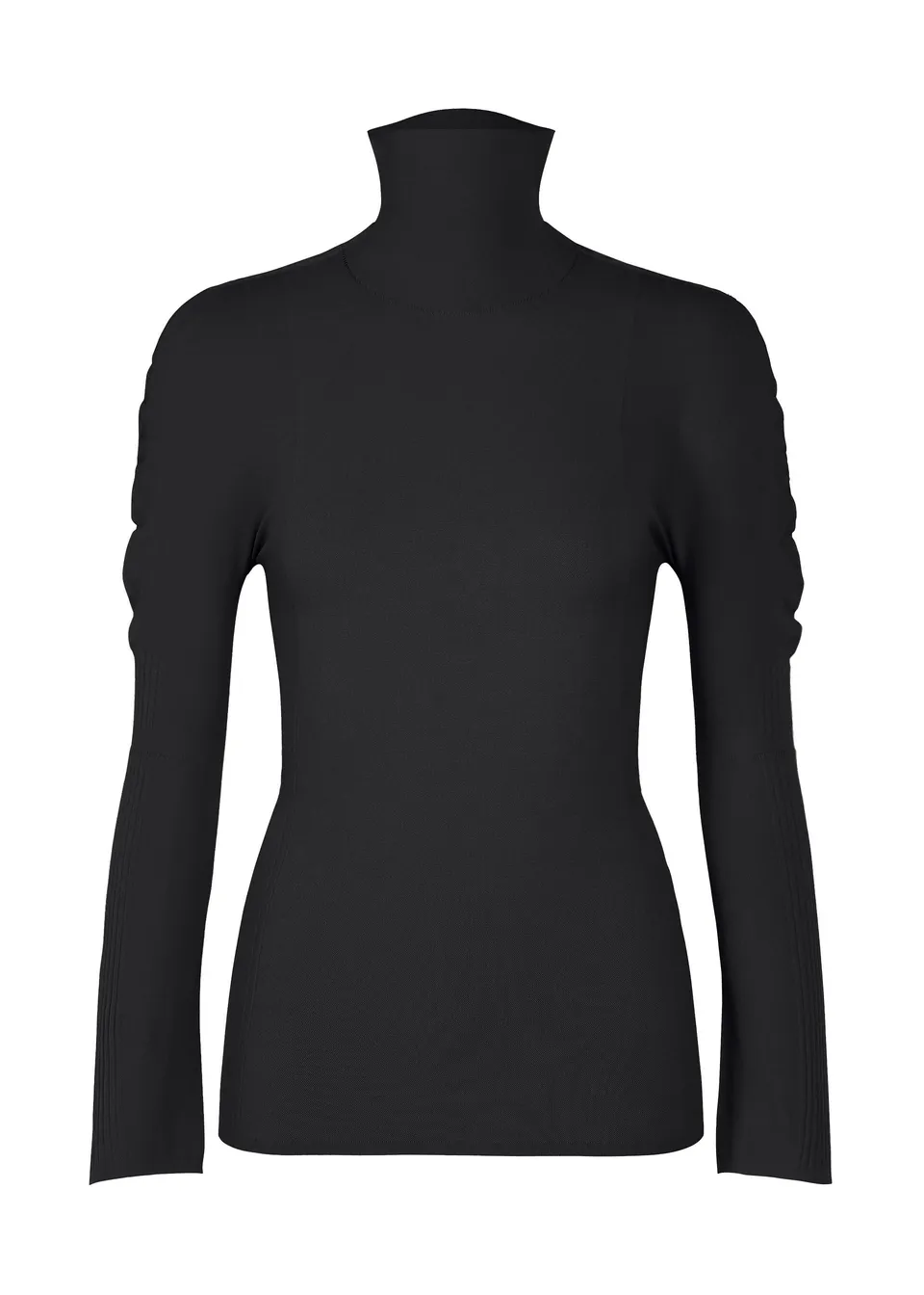 Issey Miyake A-Poc Skin top černý s rolákem