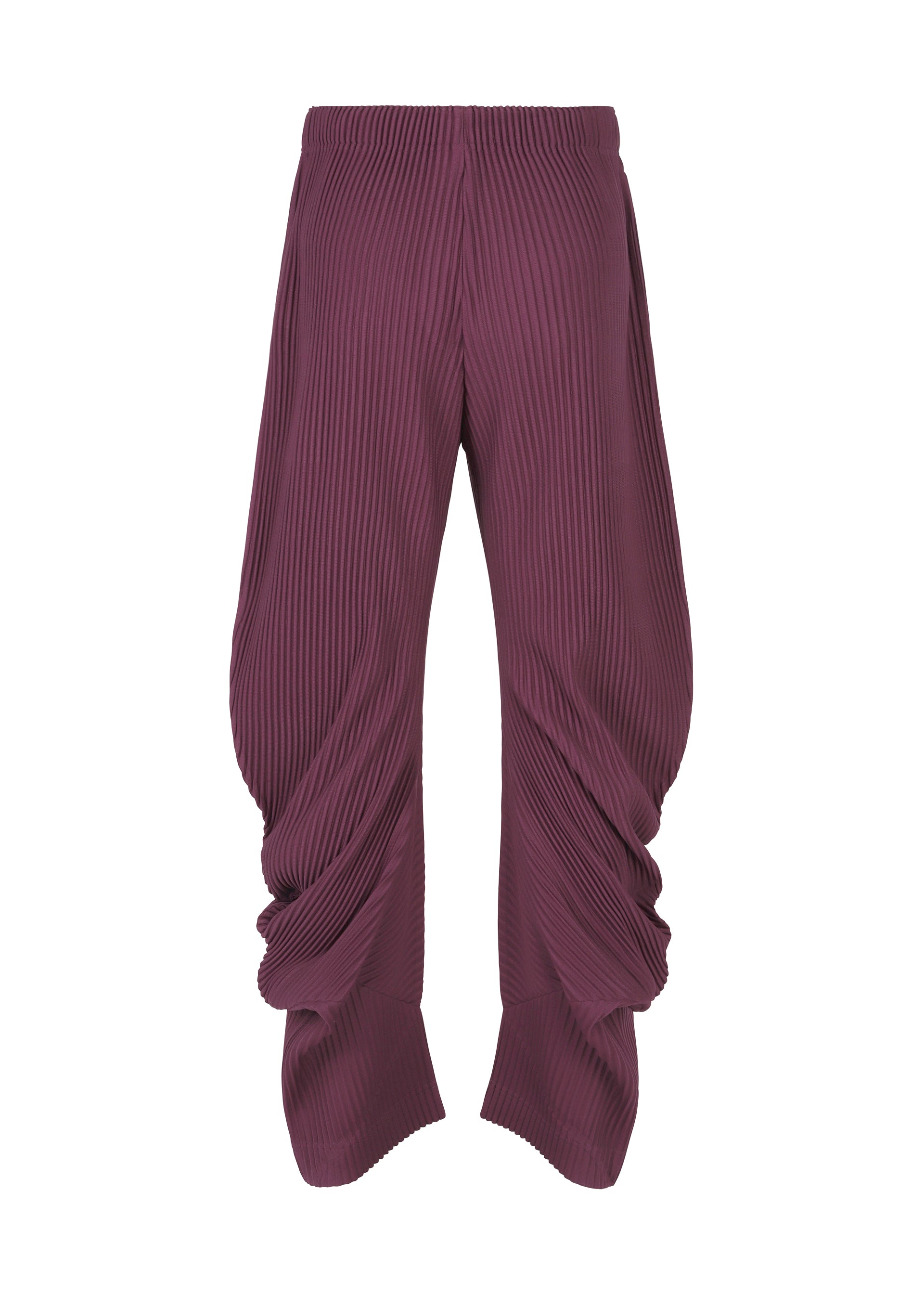 Issey Miyake Homme Plissé Pleats Bottoms 1 kalhoty Black
