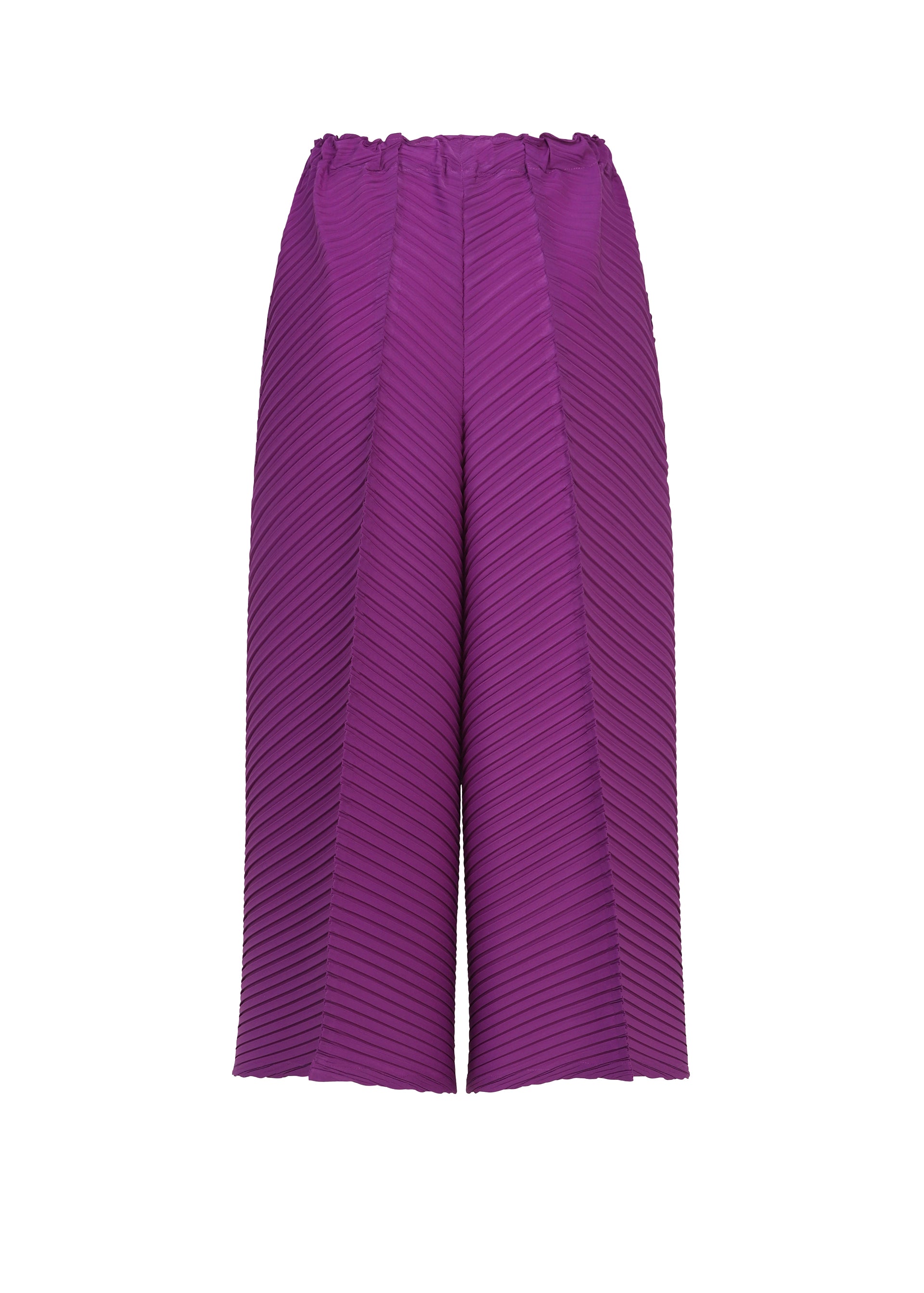 Issey Miyake Tubular Pleats kalhoty black široké plisé