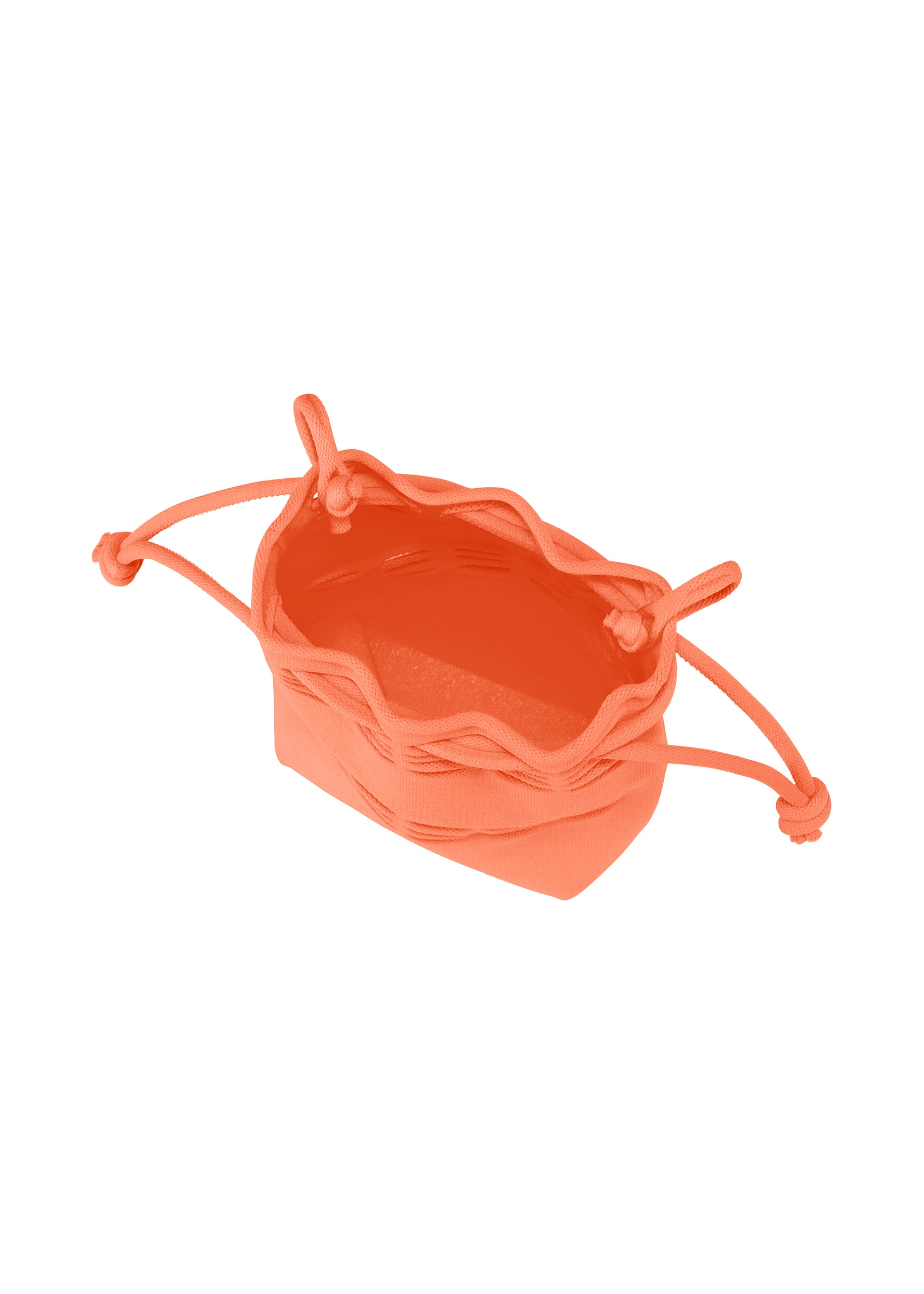 Issey Miyake Mokko Pocket kabelka sytě růžová pletená