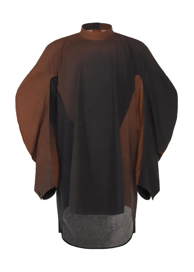 Issey Miyake Dawn Shirt košile hnědá s potiskem