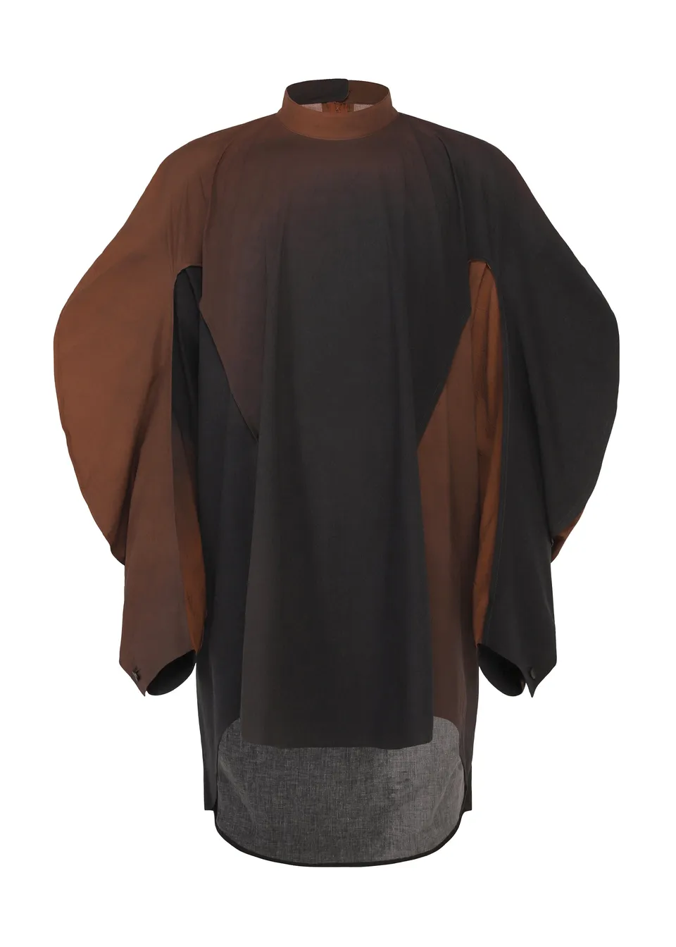 Issey Miyake Dawn Shirt košile hnědá s potiskem