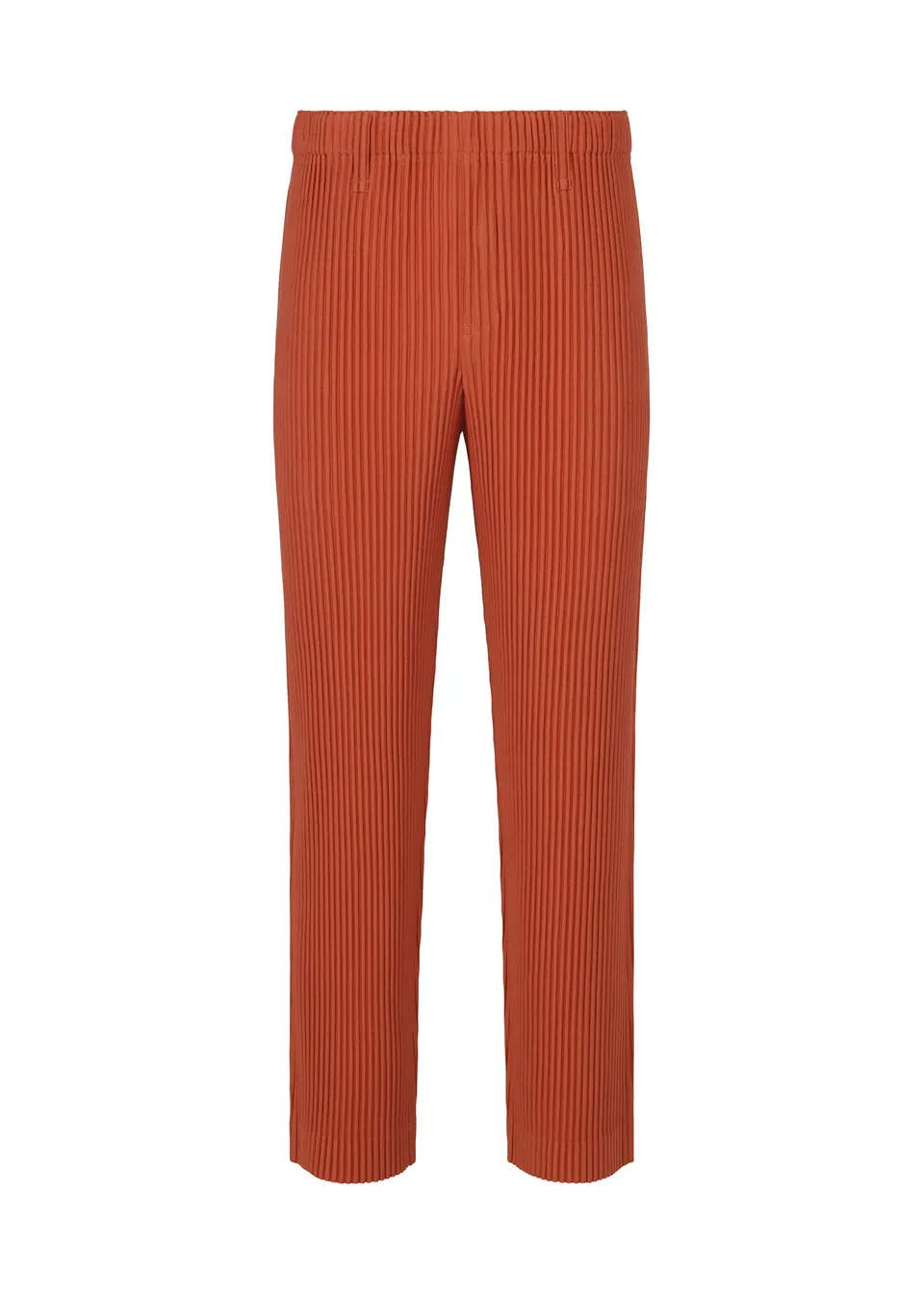 Issey Miyake Tailored Pleats 3 kalhoty růžové rovné