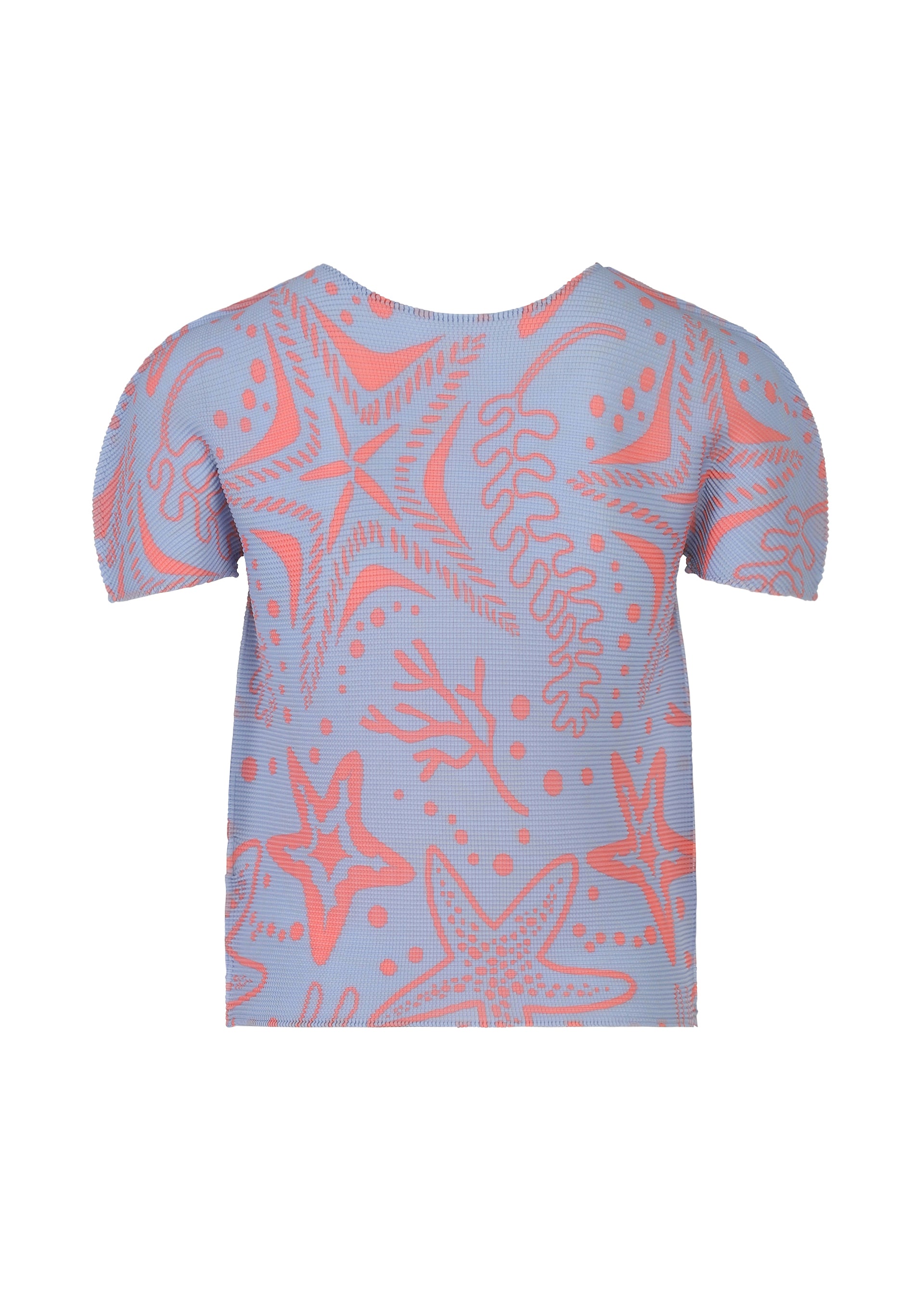 Issey Miyake me Starfish top černý plisovaný vzor
