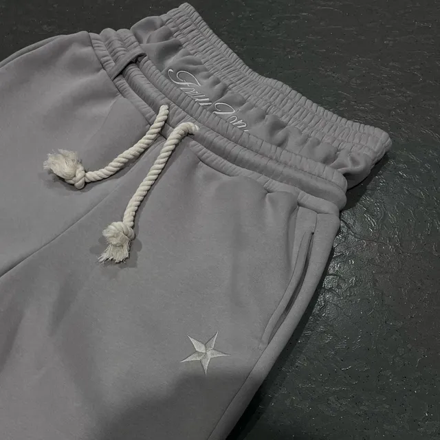 Norielle jogging tepláky unisex moderní střih šedá
