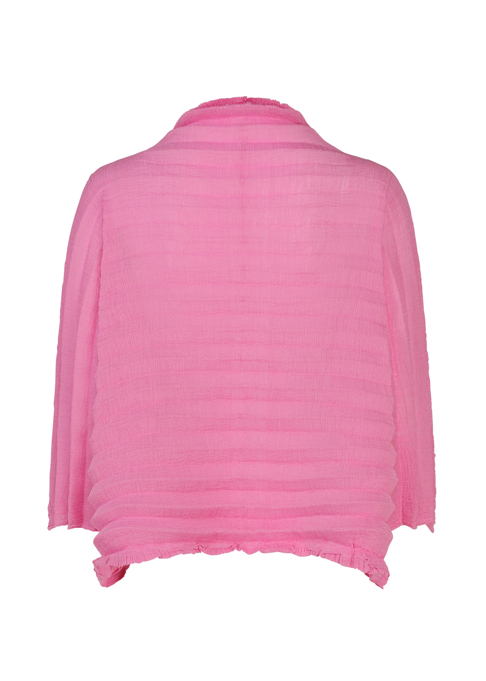 Issey Miyake Accordion See-Through Crepe kardigan gray