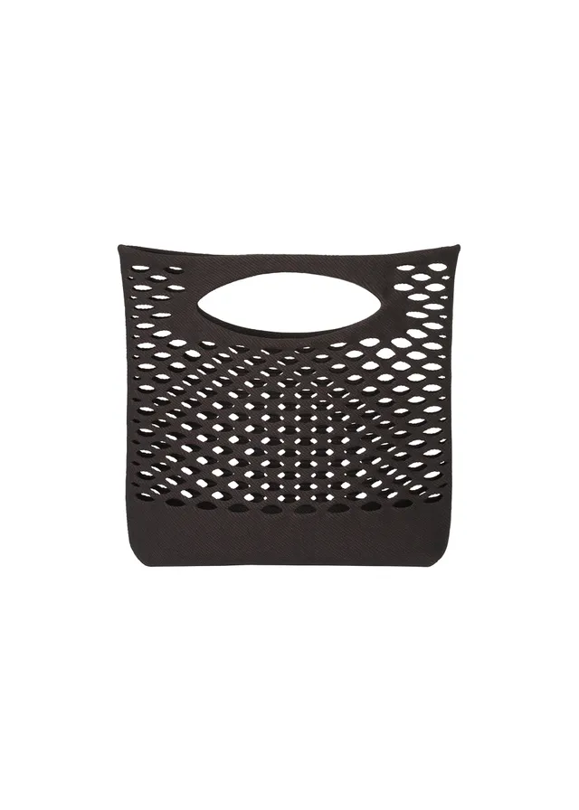 Issey Miyake Mokko Basket tote černohnědá pletená