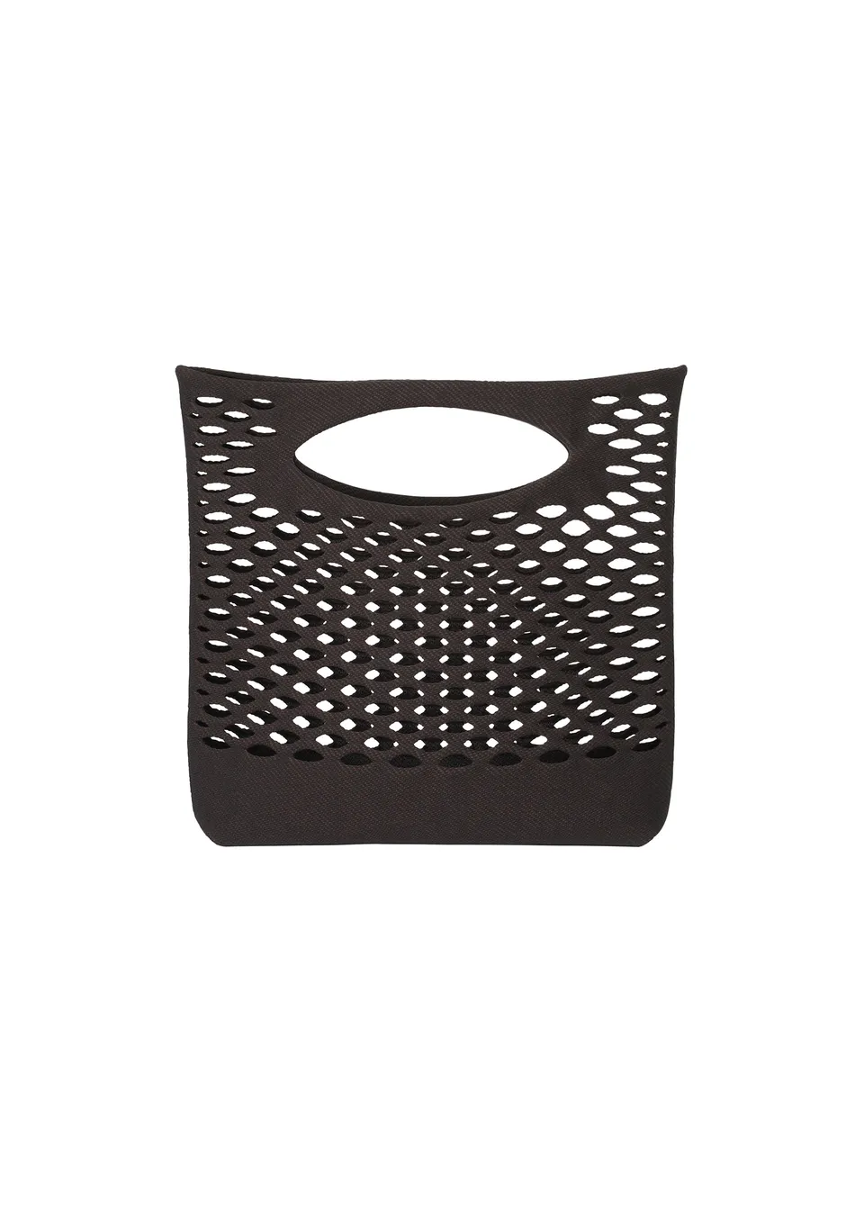 Issey Miyake Mokko Basket tote černohnědá pletená