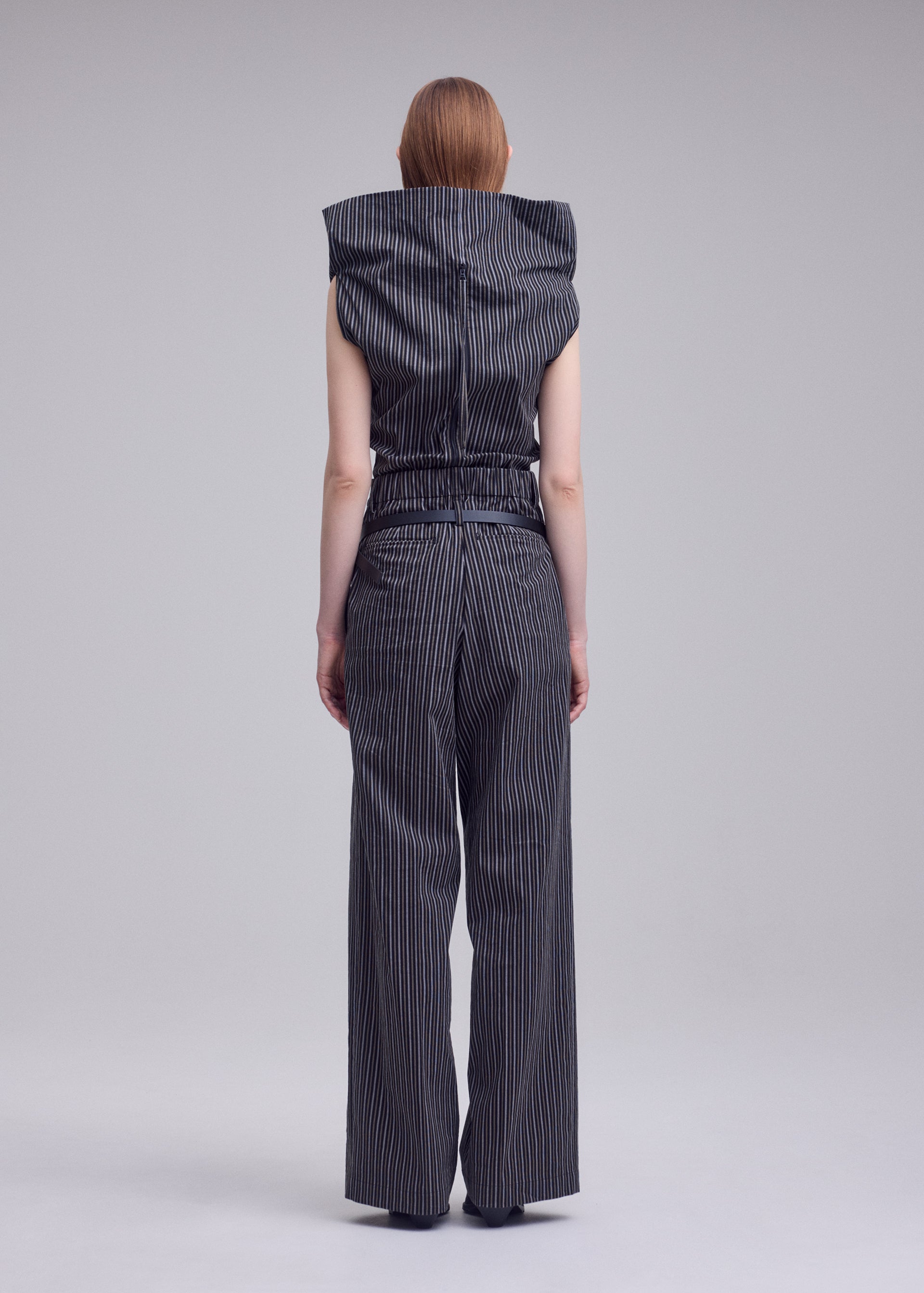 Issey Miyake Allow Stripe kalhoty bílé vel. 1