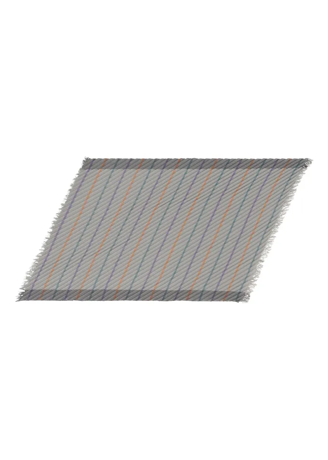 me Issey Miyake Stripe Pleats štola šedá pruhovaná