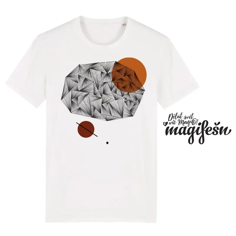 Magifešn XY Cinnamon tričko unisex biobavlna