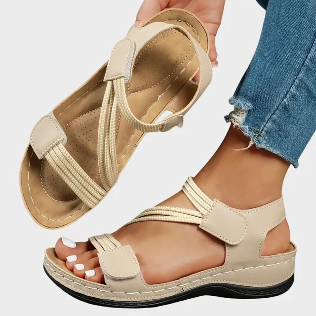 Norielle Comfort sandály na platformě modré