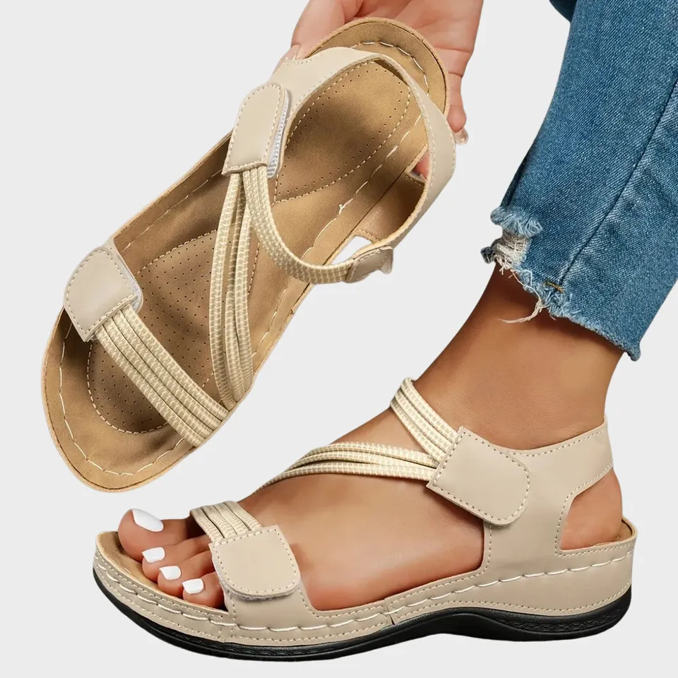 Norielle Comfort sandály na platformě modré
