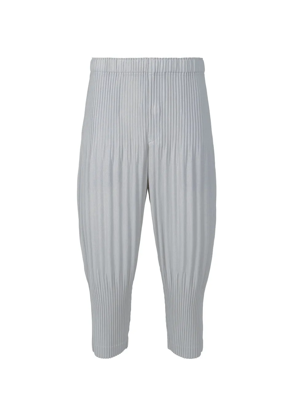 Issey Miyake Basics kalhoty černé cropped plisované