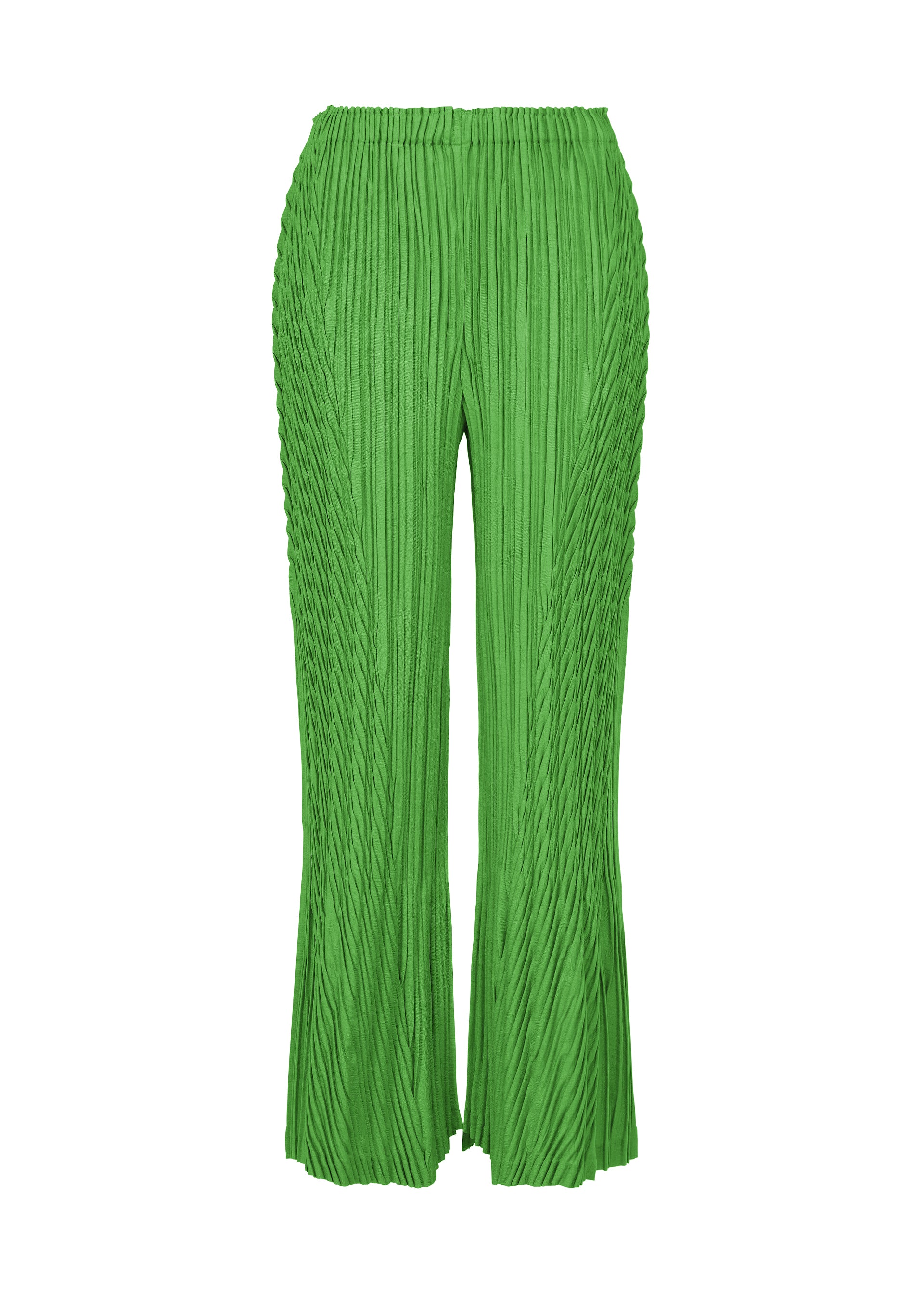 Issey Miyake Unfurling Pleats kalhoty zelené vel. 2 šikmé