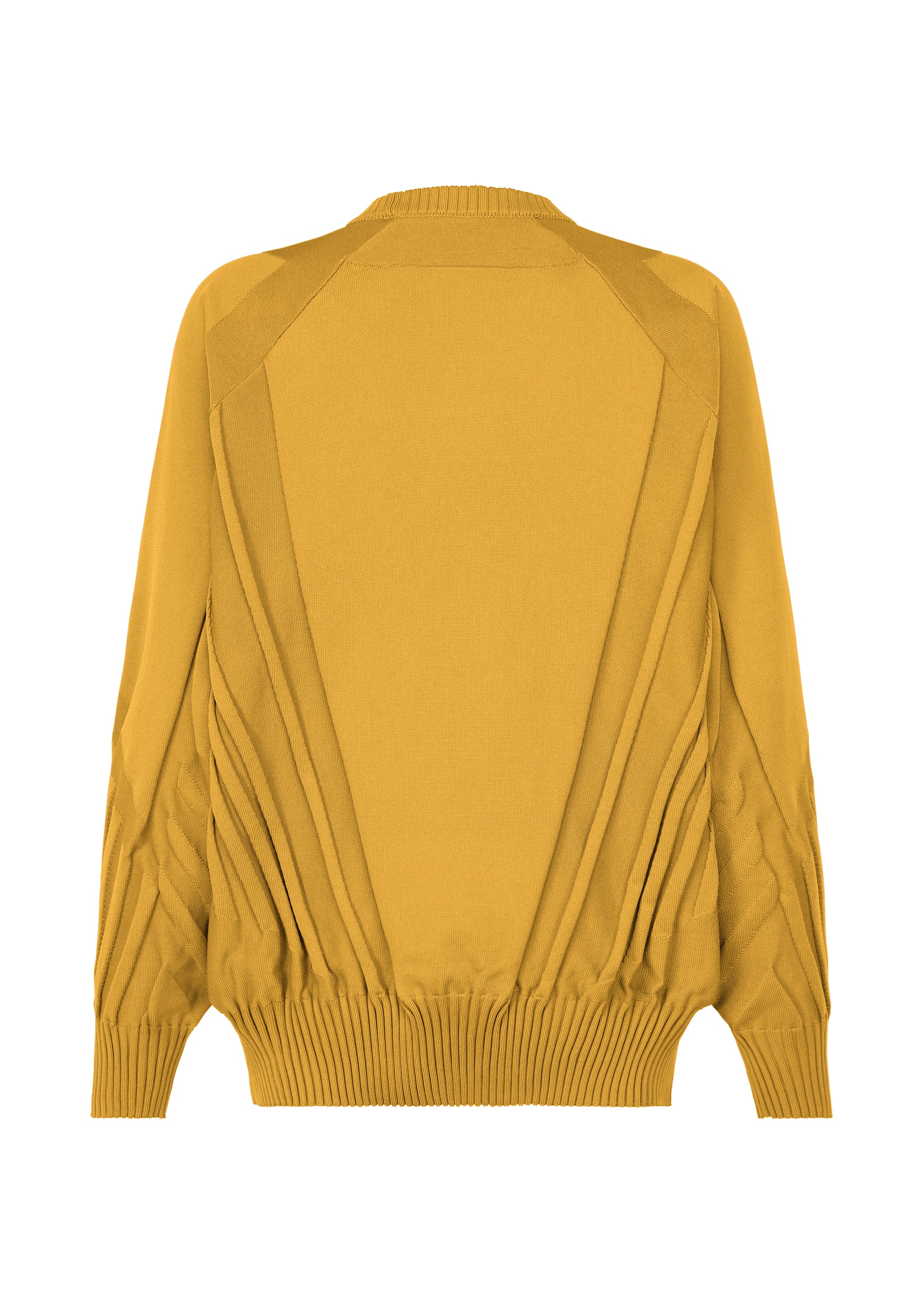 Issey Miyake Type-K 001 svetr dark yellow strečový