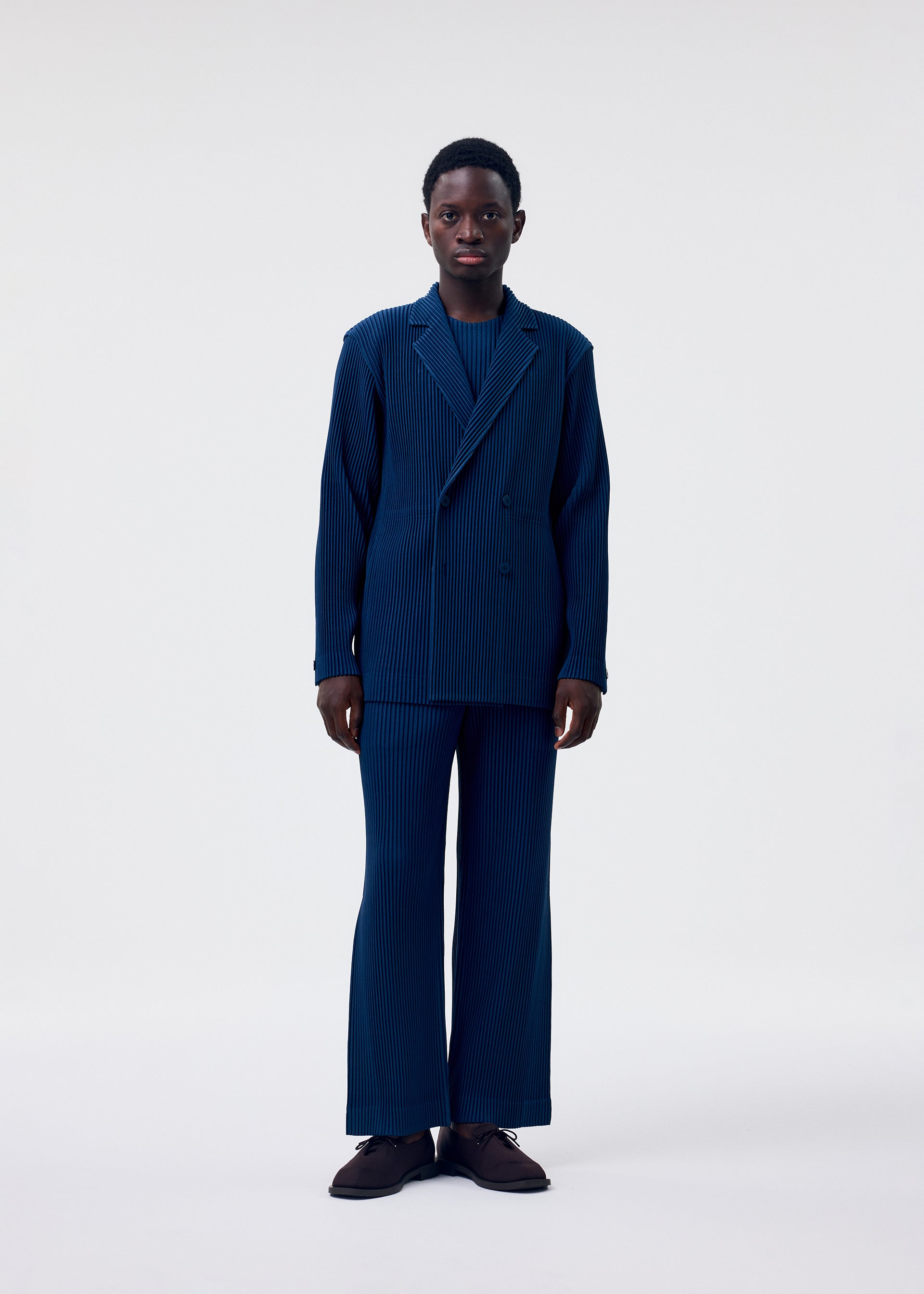 Issey Miyake Tailored Pleats 1 sako černé lehké polyester