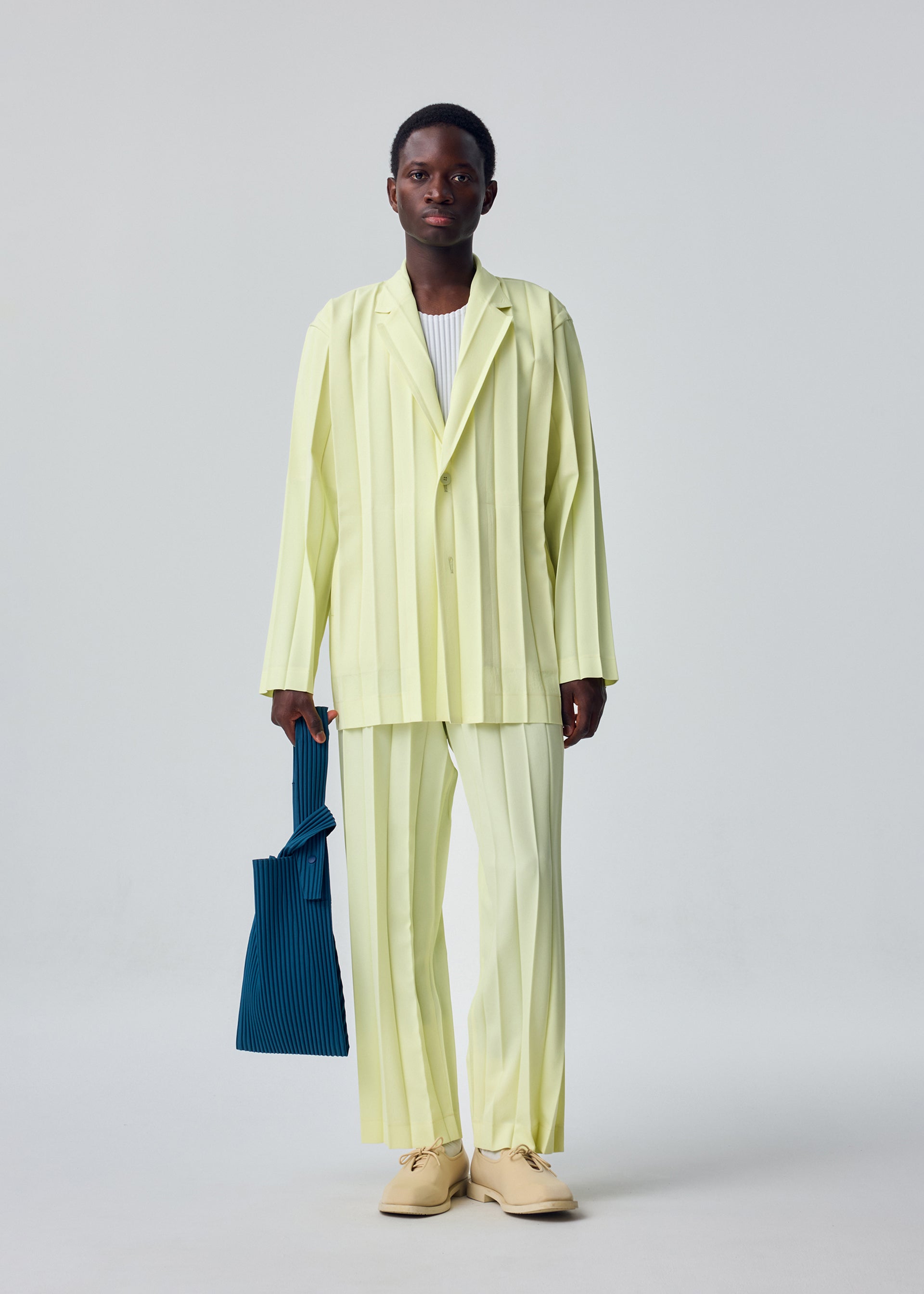 Issey Miyake Homme Plissé Umbrella Pleats kabelka černá