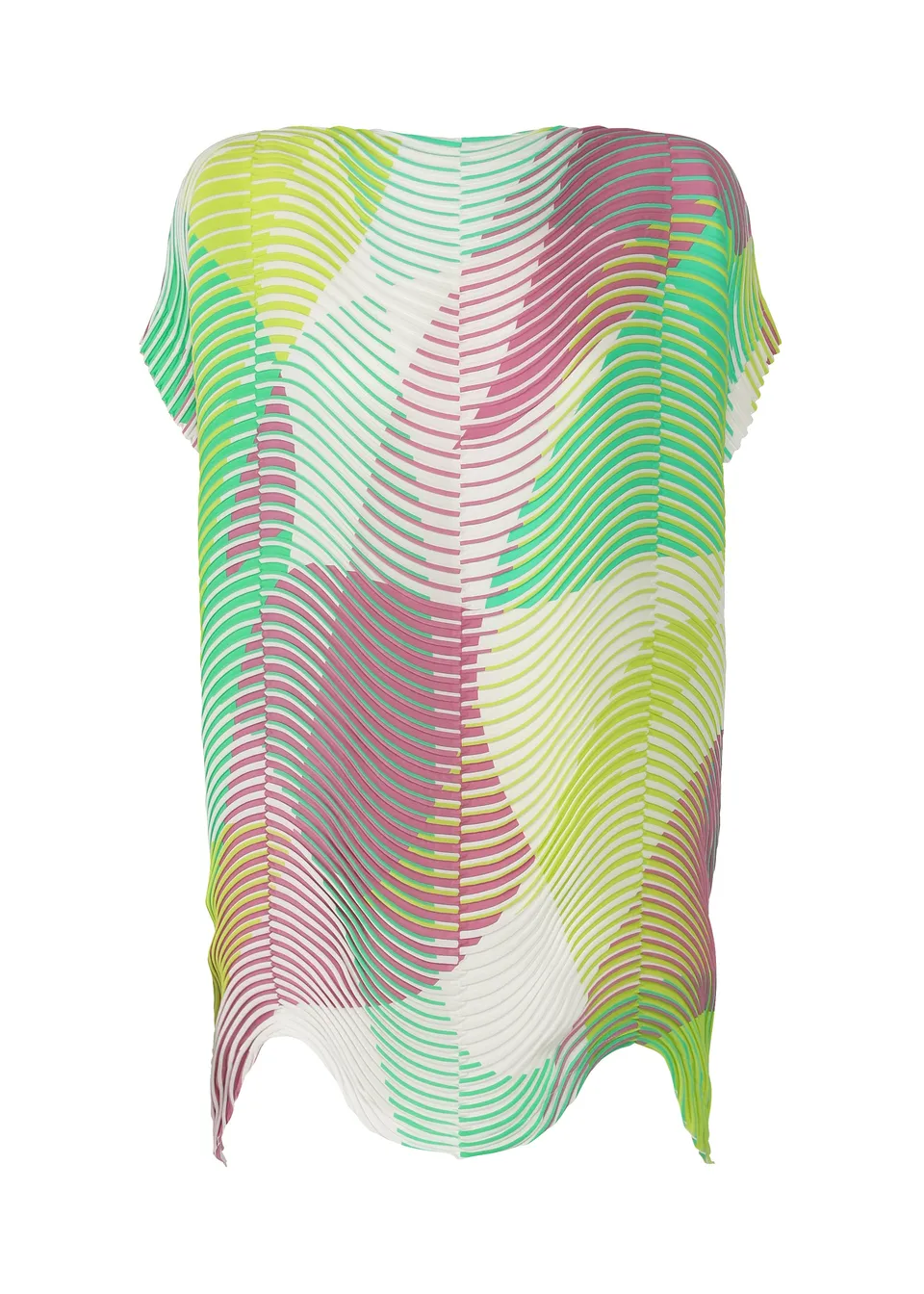 Issey Miyake Type-P 005 top růžový plisovaný