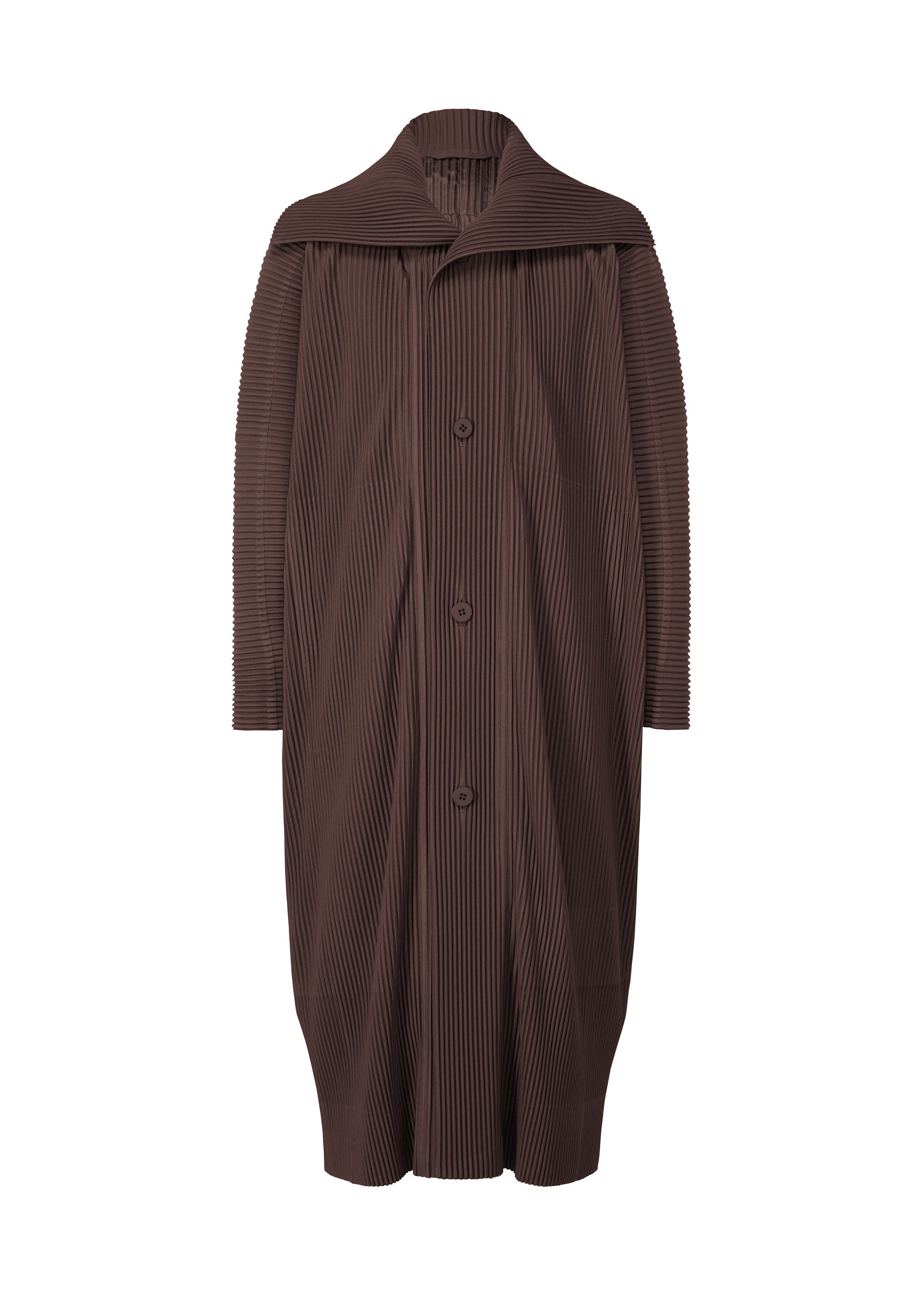 Issey Miyake MONTHLY COLORS JANUARY kabát černý dlouhý