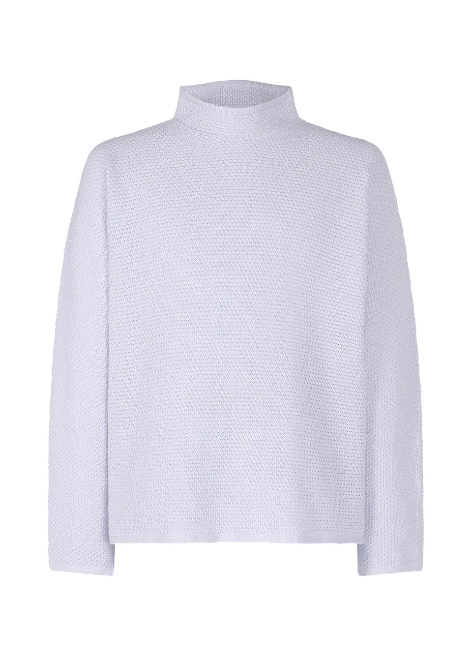 Issey Miyake Rustic Knit svetr modro-bílý