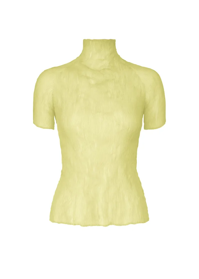 Issey Miyake Chiffon Twist 1 top béžový vel. 2