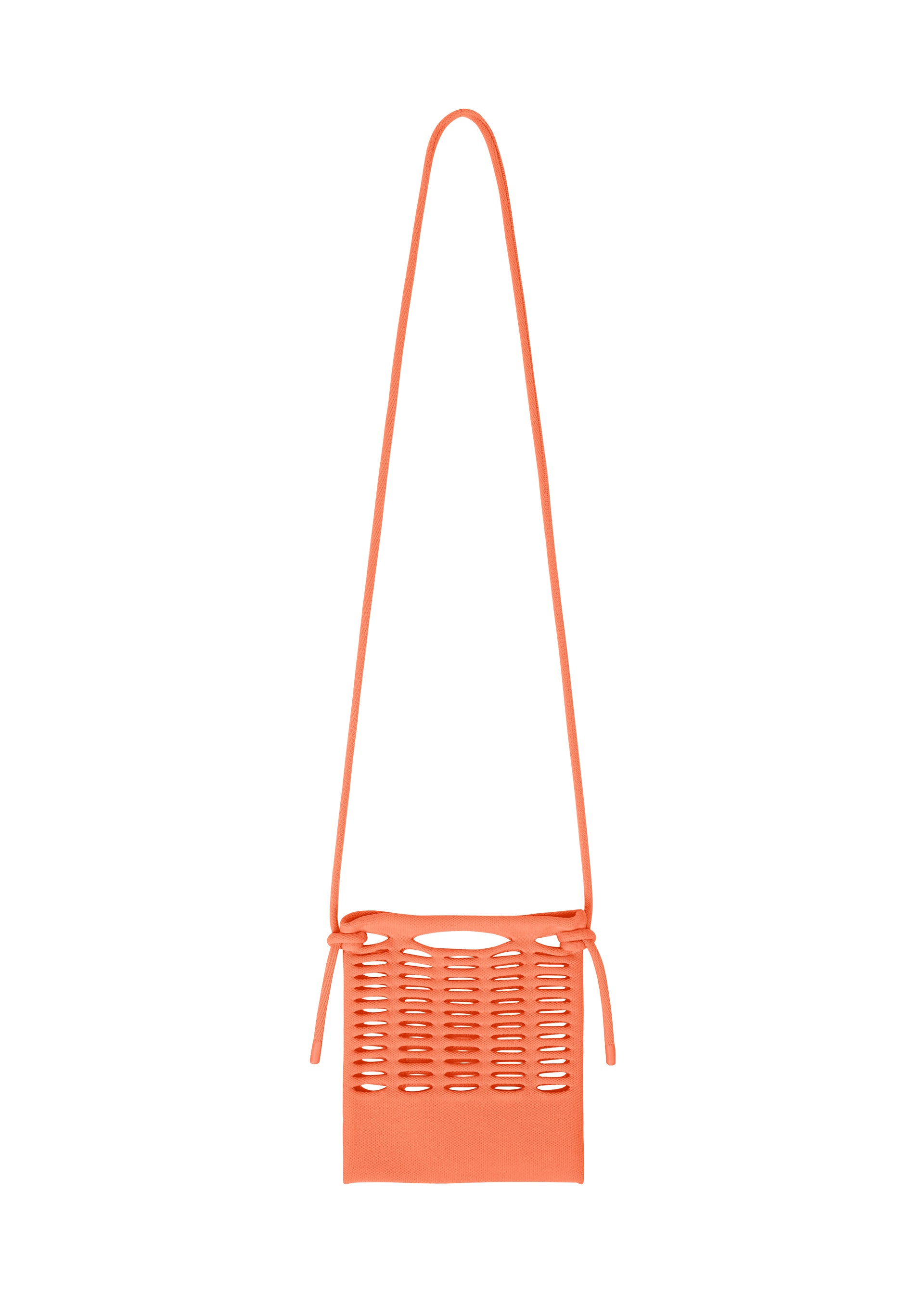 Issey Miyake Mokko S.C. mini kabelka růžová pletená