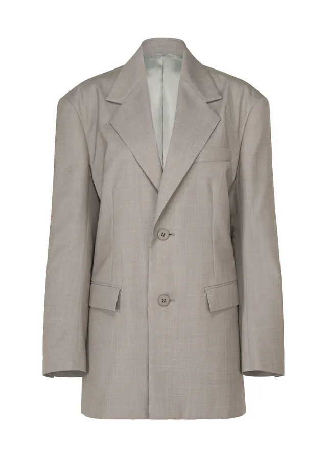 Issey Miyake Honest Ensemble sako černé vlněné