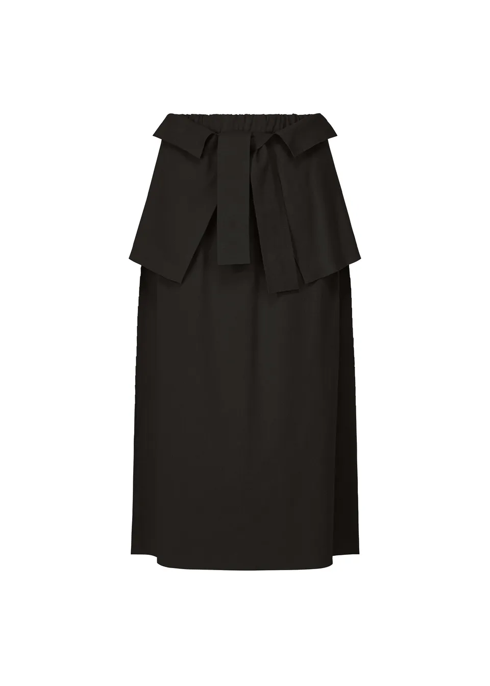 me Issey Miyake Flat Jersey sukně černá bavlněná