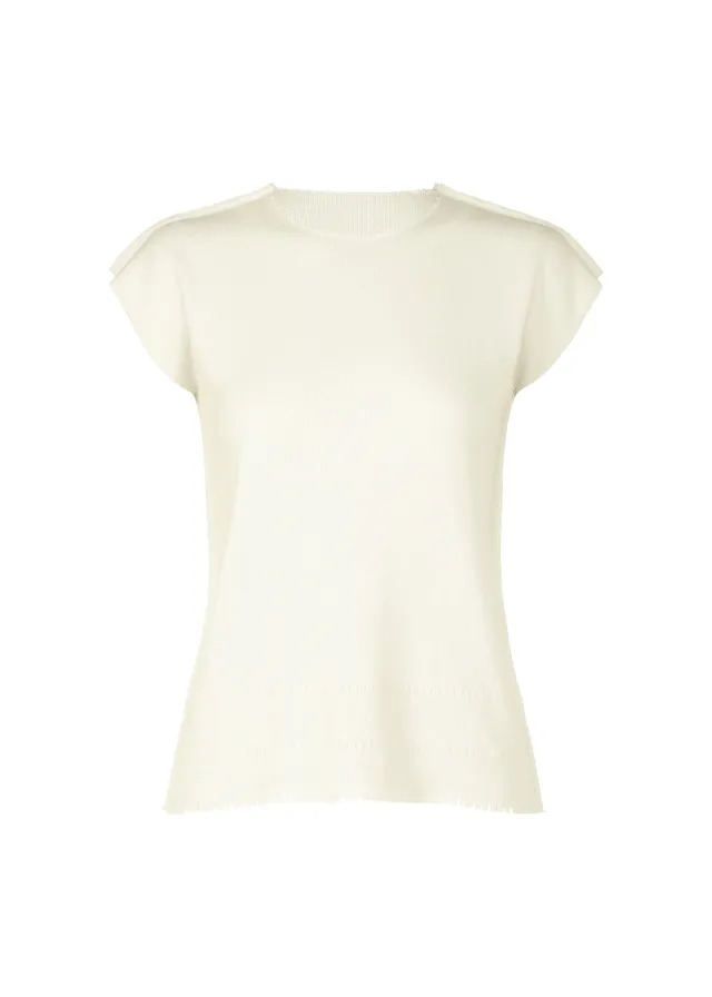 Issey Miyake Type-A Basics top bílý vel. 1 úpletový