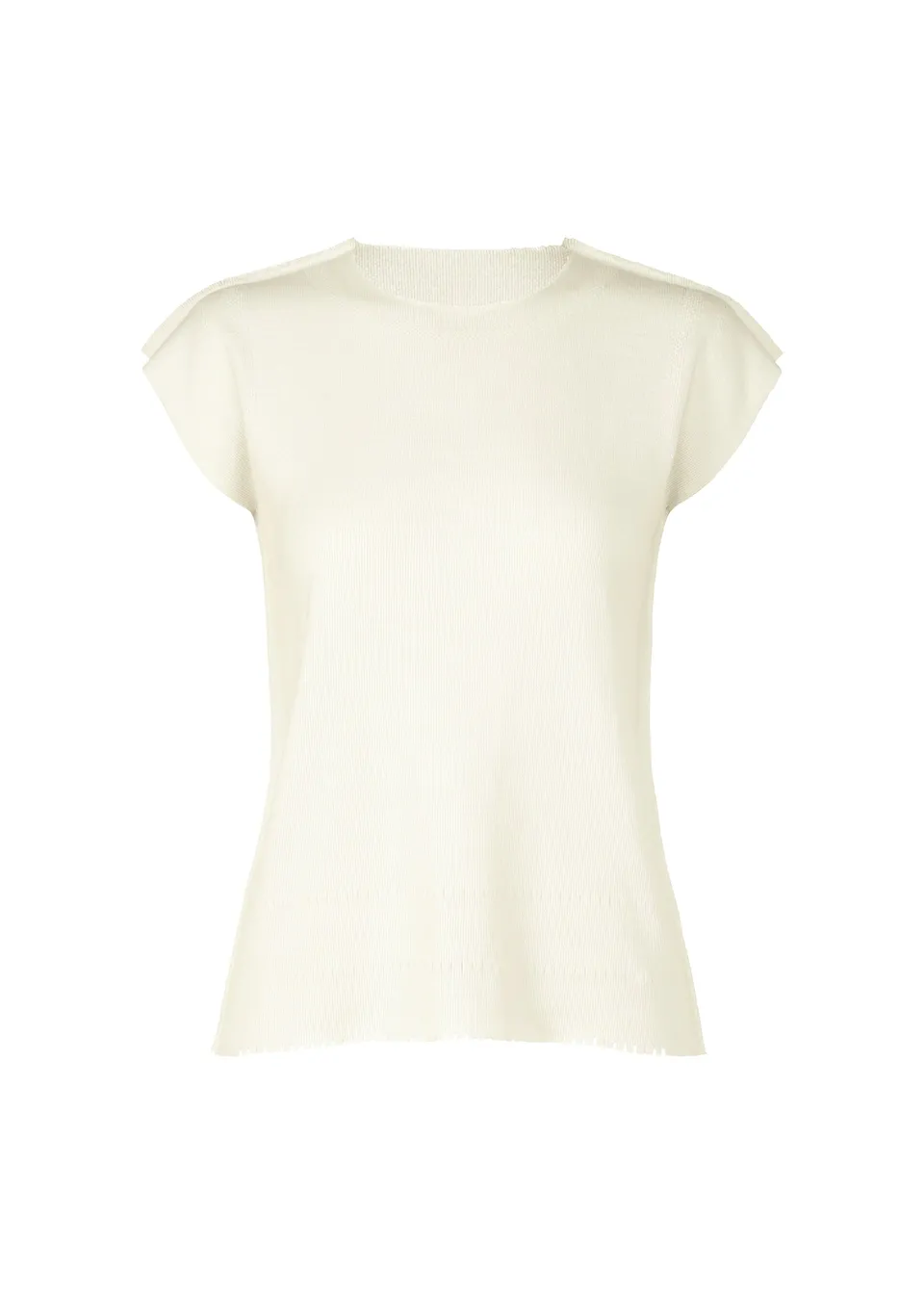 Issey Miyake Type-A Basics top bílý vel. 1 úpletový